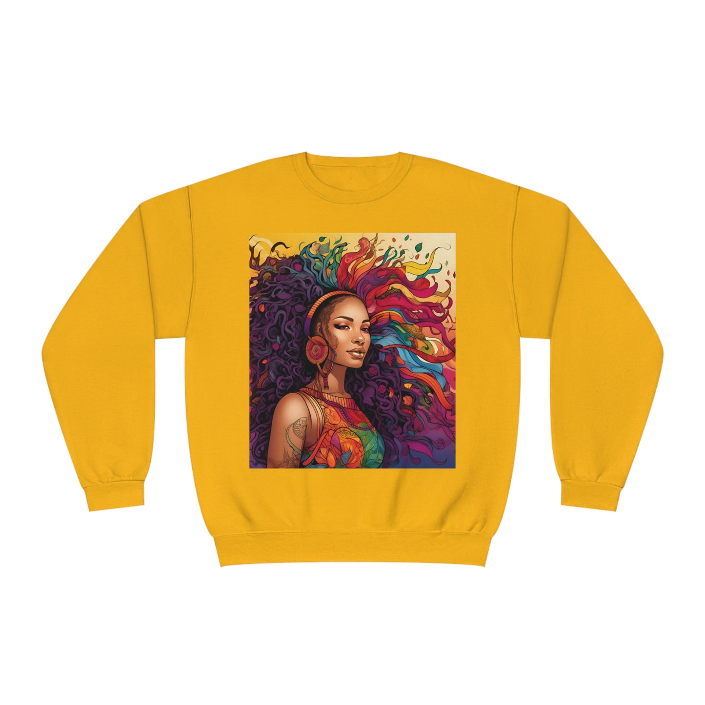 BGM Purple hair Unisex NuBlend® Crewneck Sweatshirt