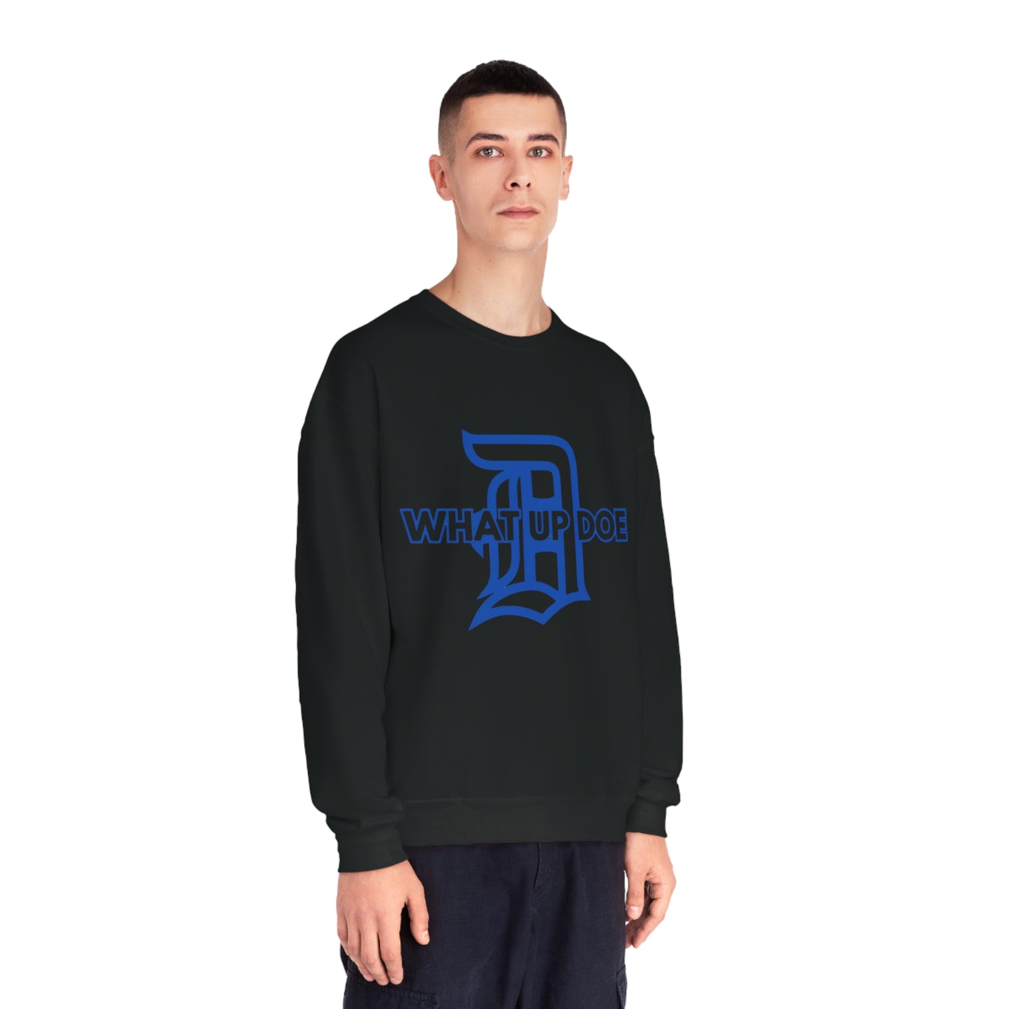Royal Blue What Up Doe Unisex NuBlend® Crewneck Sweatshirt