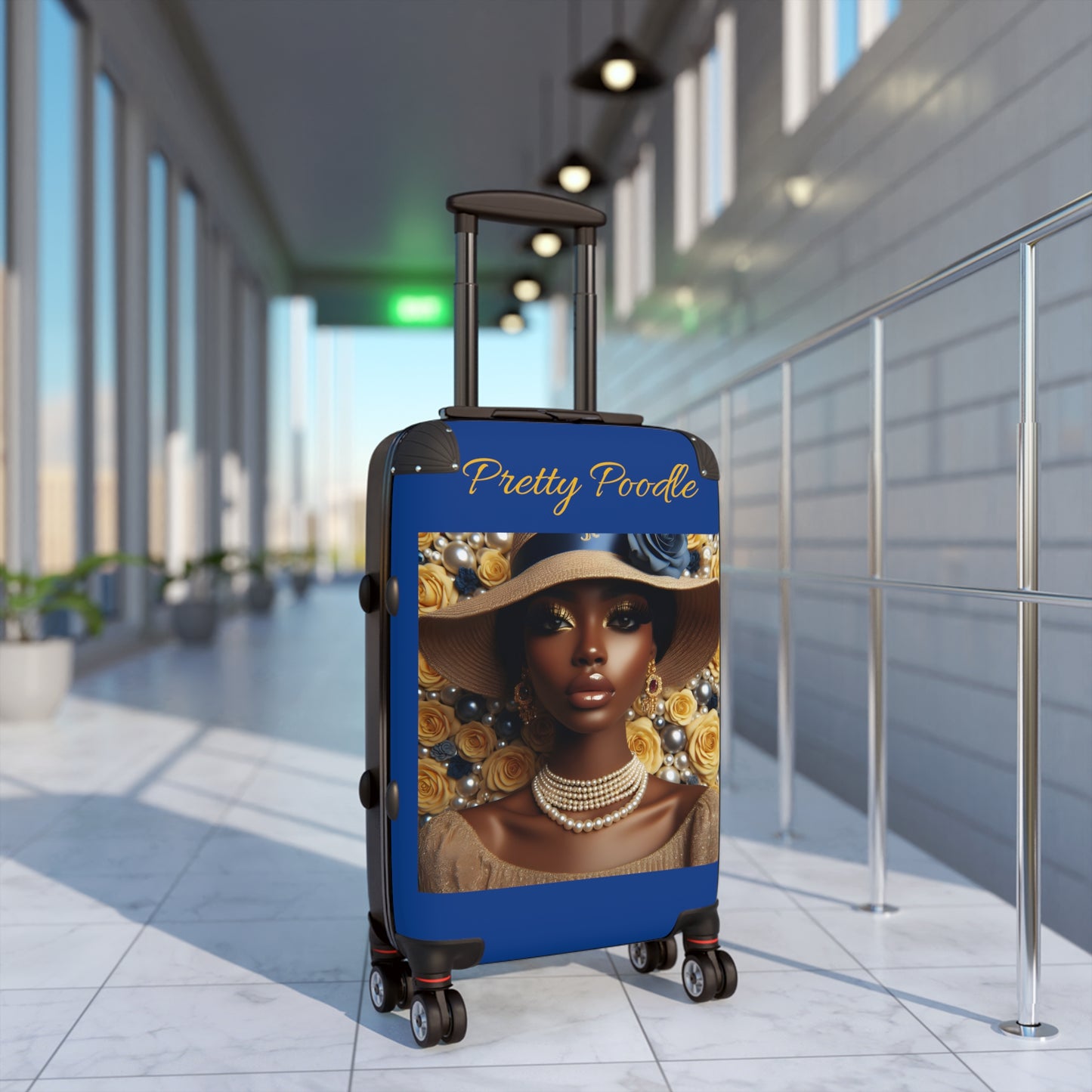 Pretty Poodle Suitcase