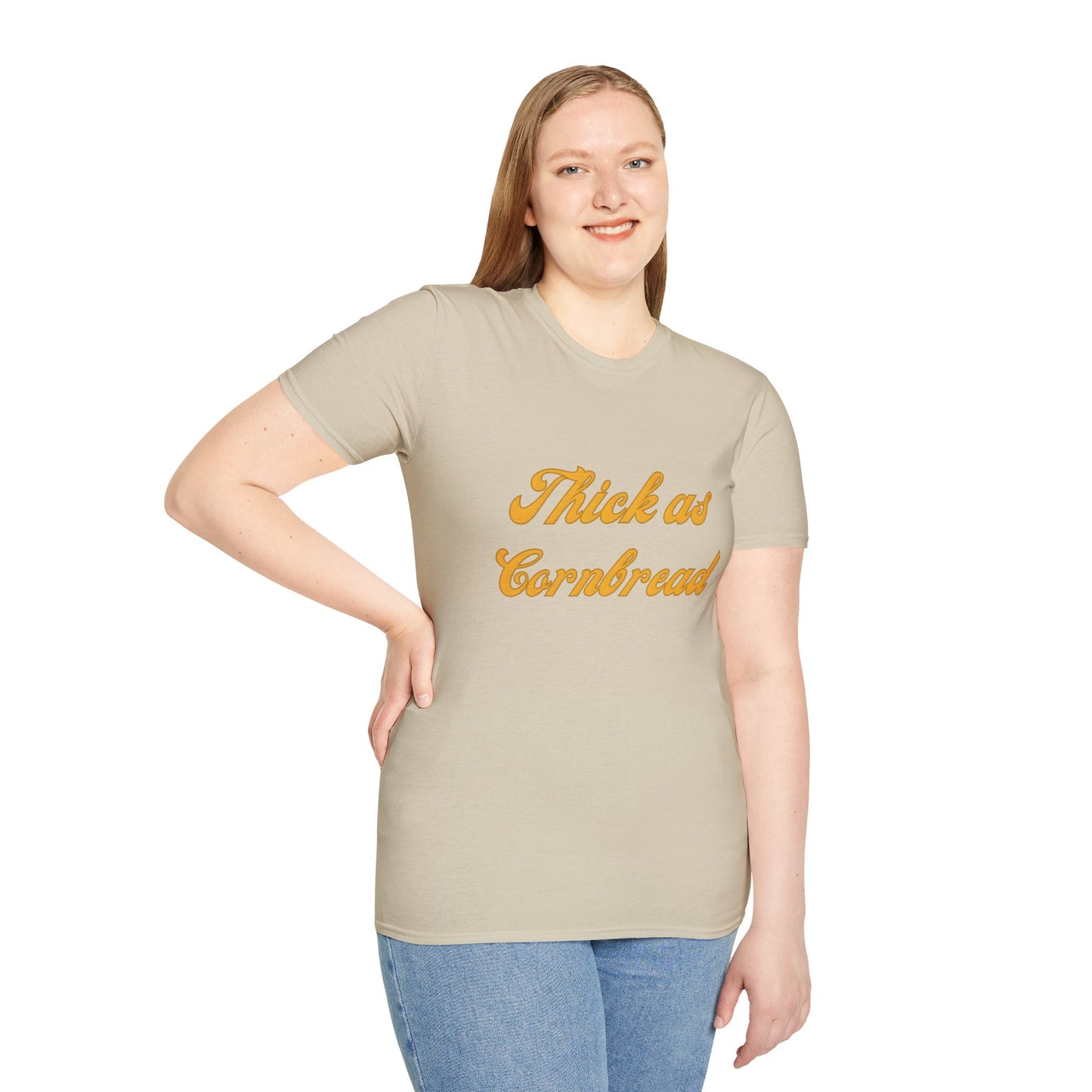 Thick as Cornbread Unisex Softstyle T-Shirt