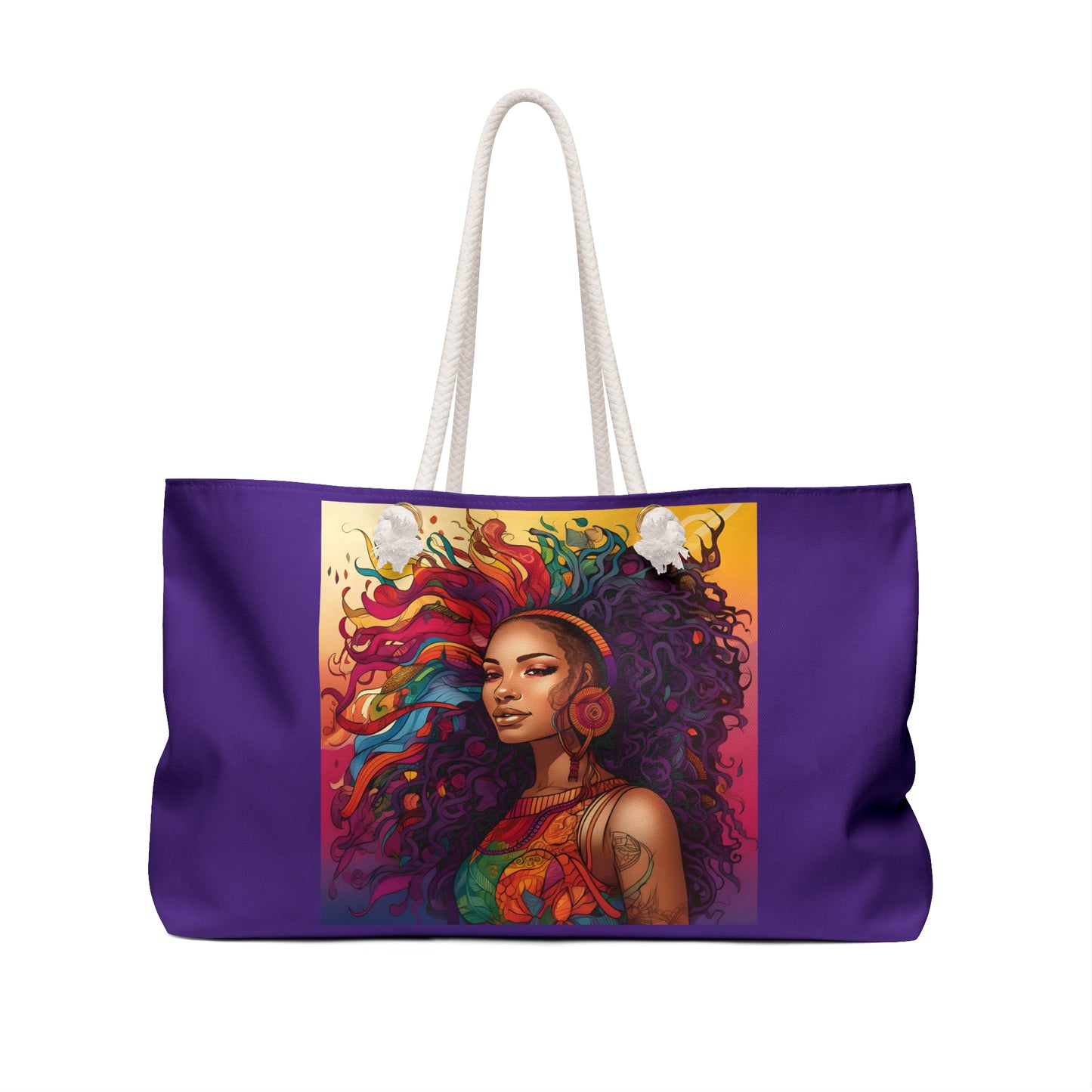 BGM Purple Weekender Bag