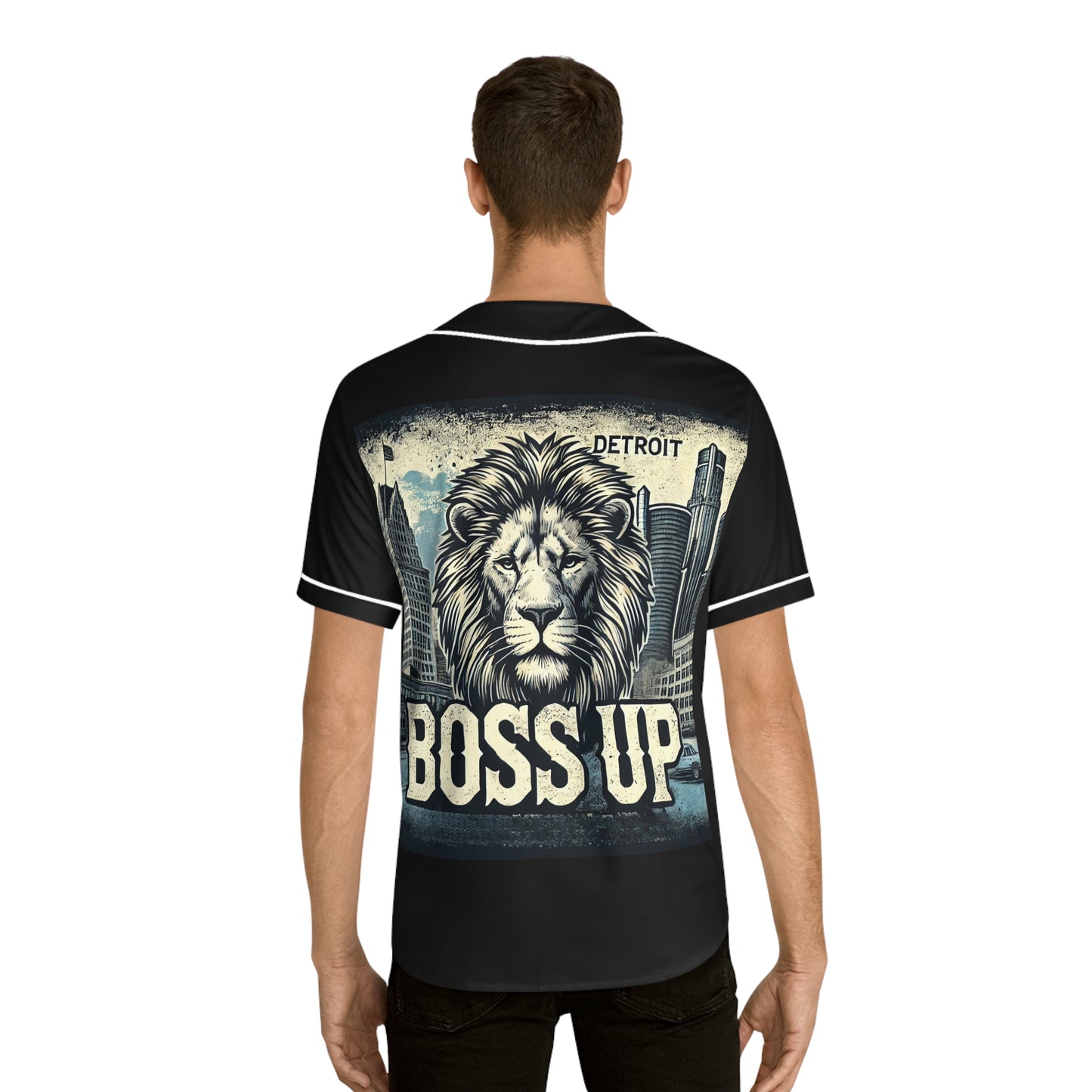 Detroit Boss Up Men's Baseball Jersey
