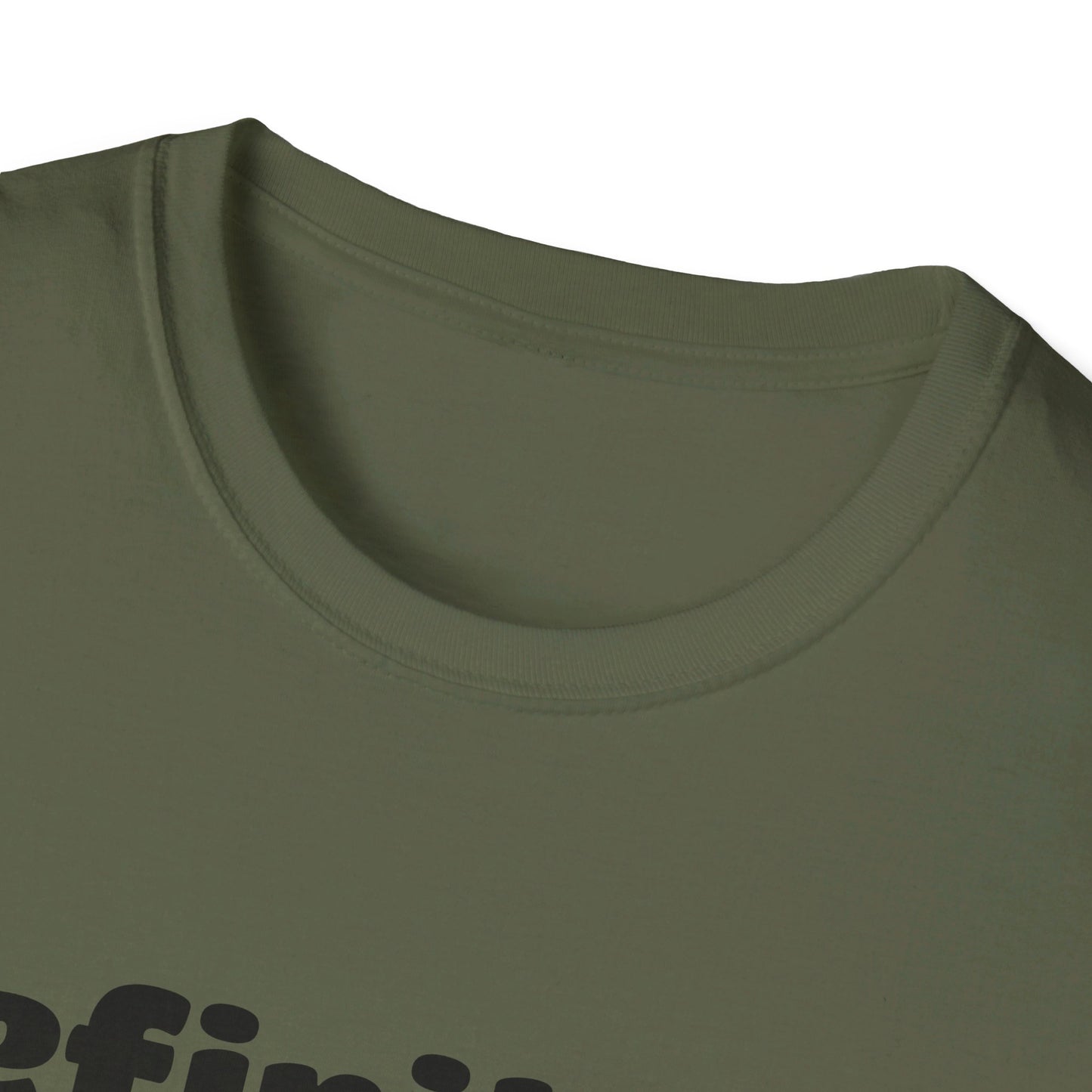 D.E.I Unisex Softstyle T-Shirt with Black Text