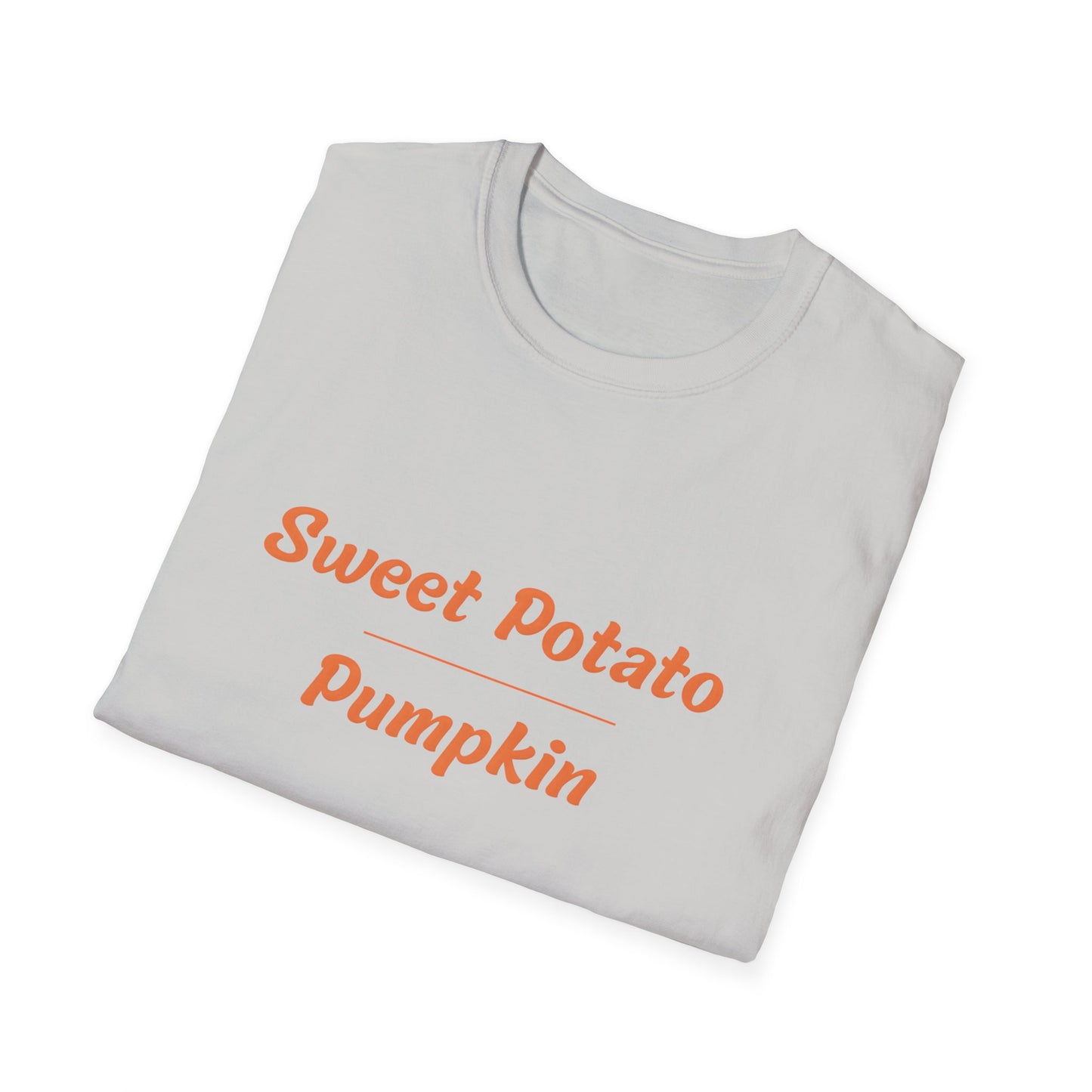 Sweet Potato over Pumpkin Unisex Softstyle T-Shirt