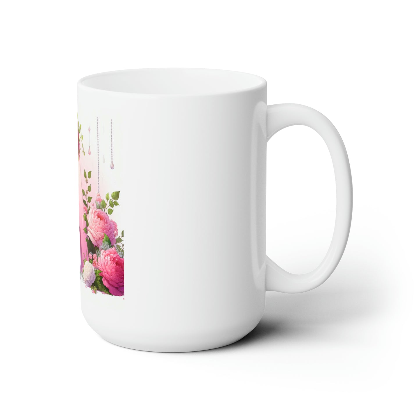 Pink Cartoon A Ceramic Mug 15oz