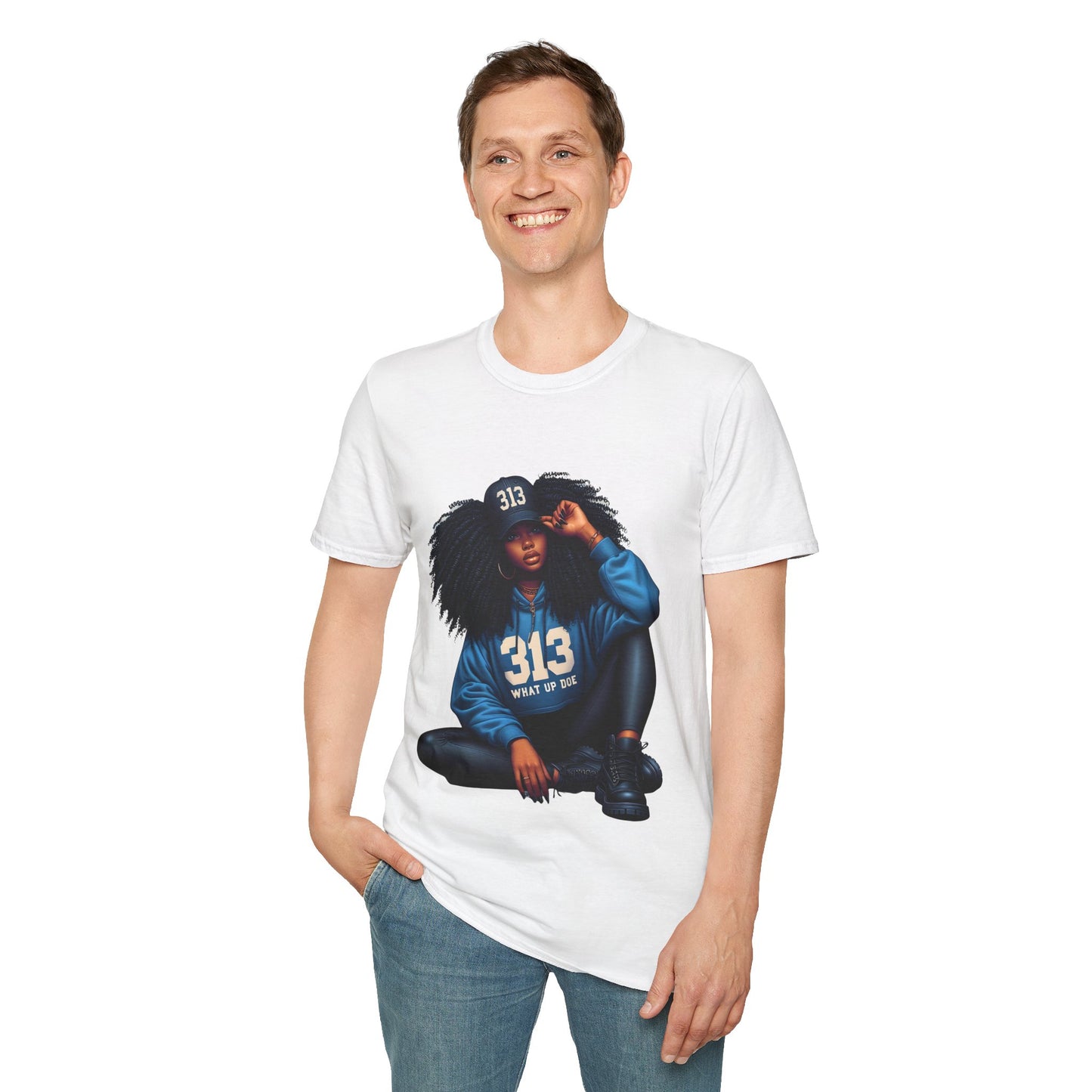 Detroit Girl Unisex Softstyle T-Shirt