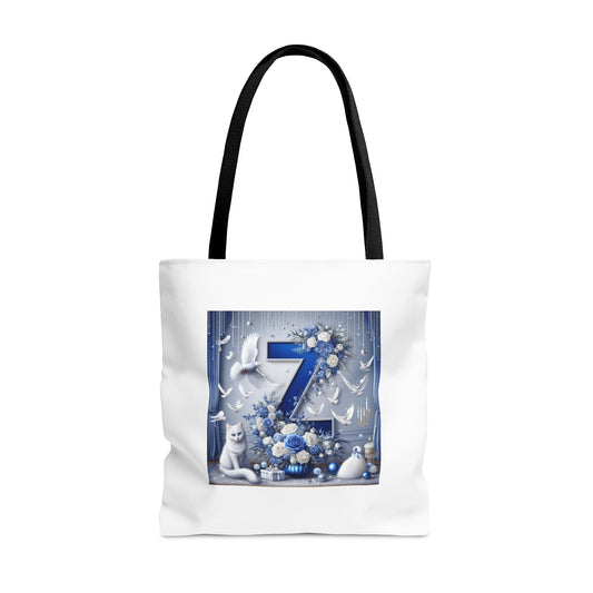 Finer Blue Z Tote Bag (AOP)