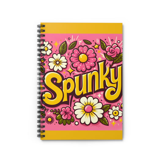 Spunky Spiral Notebook - Ruled Line