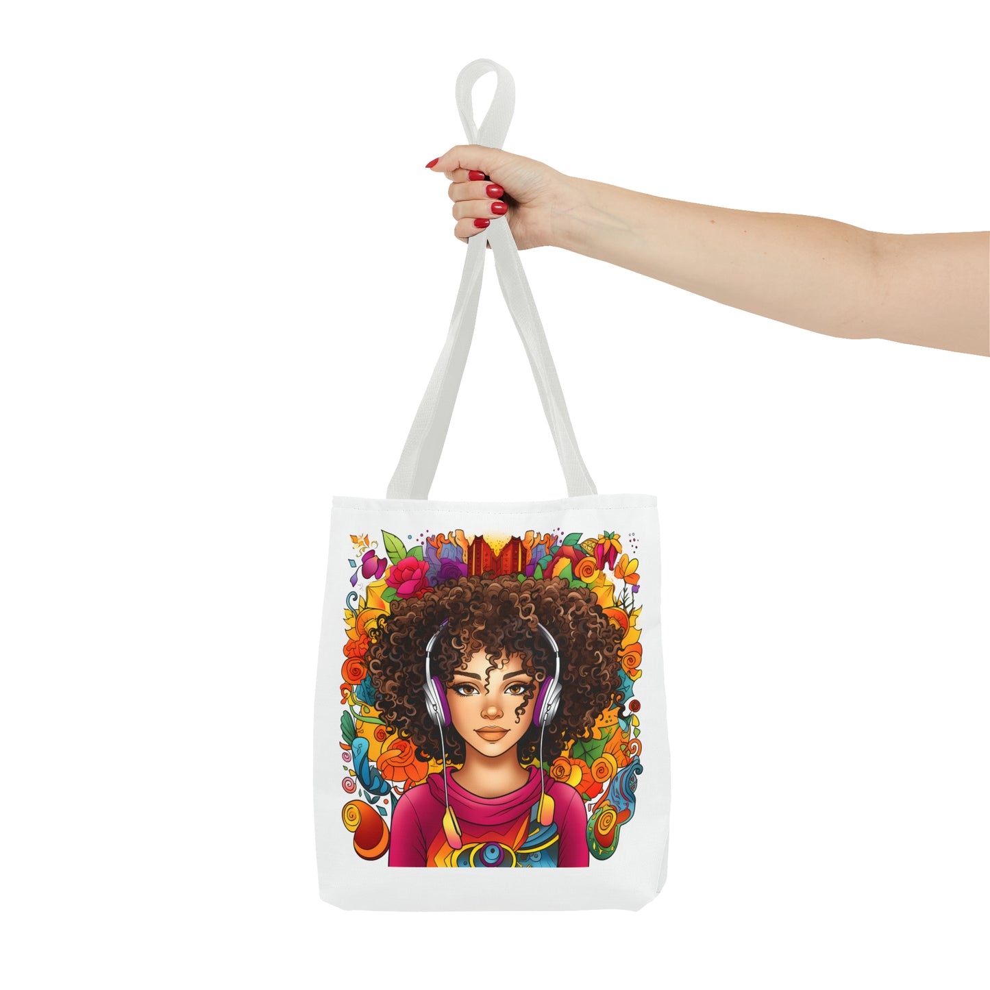 BGM Headphones Tote Bag (AOP)