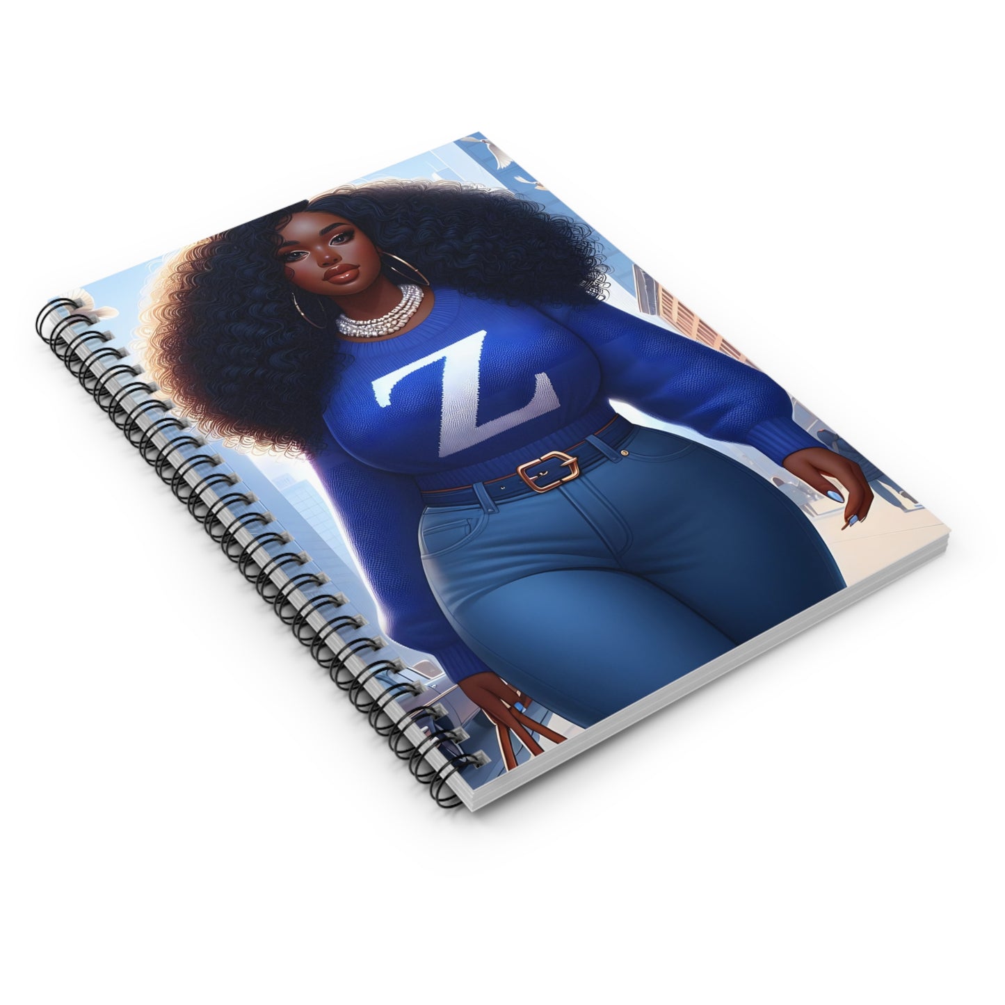 Finer Curvy Z Spiral Notebook - Ruled Line