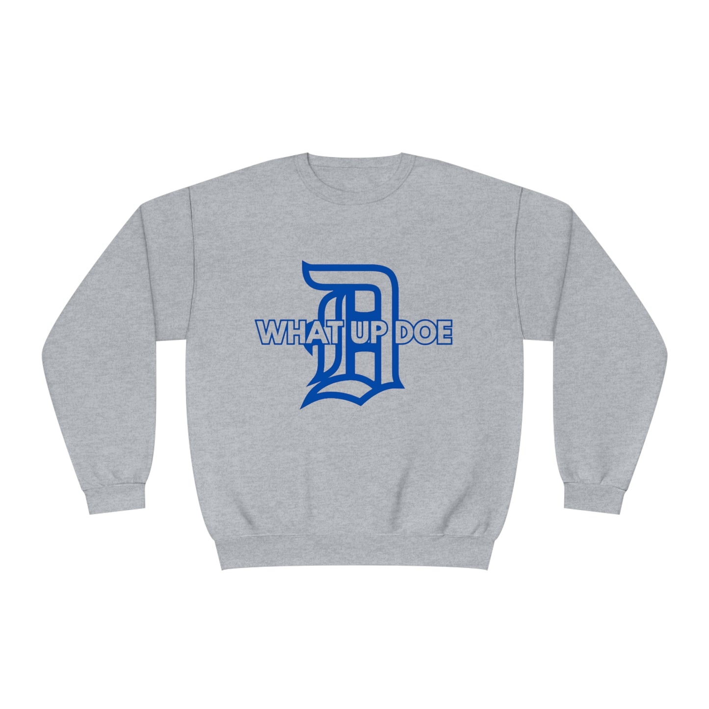 Royal Blue What Up Doe  Unisex NuBlend® Crewneck Sweatshirt