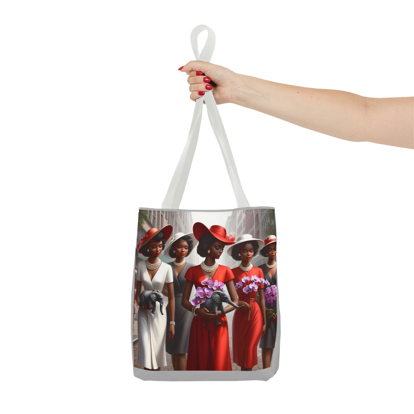 Five Divas Tote Bag (AOP)