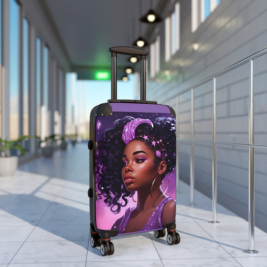 Lavender Lady Suitcase