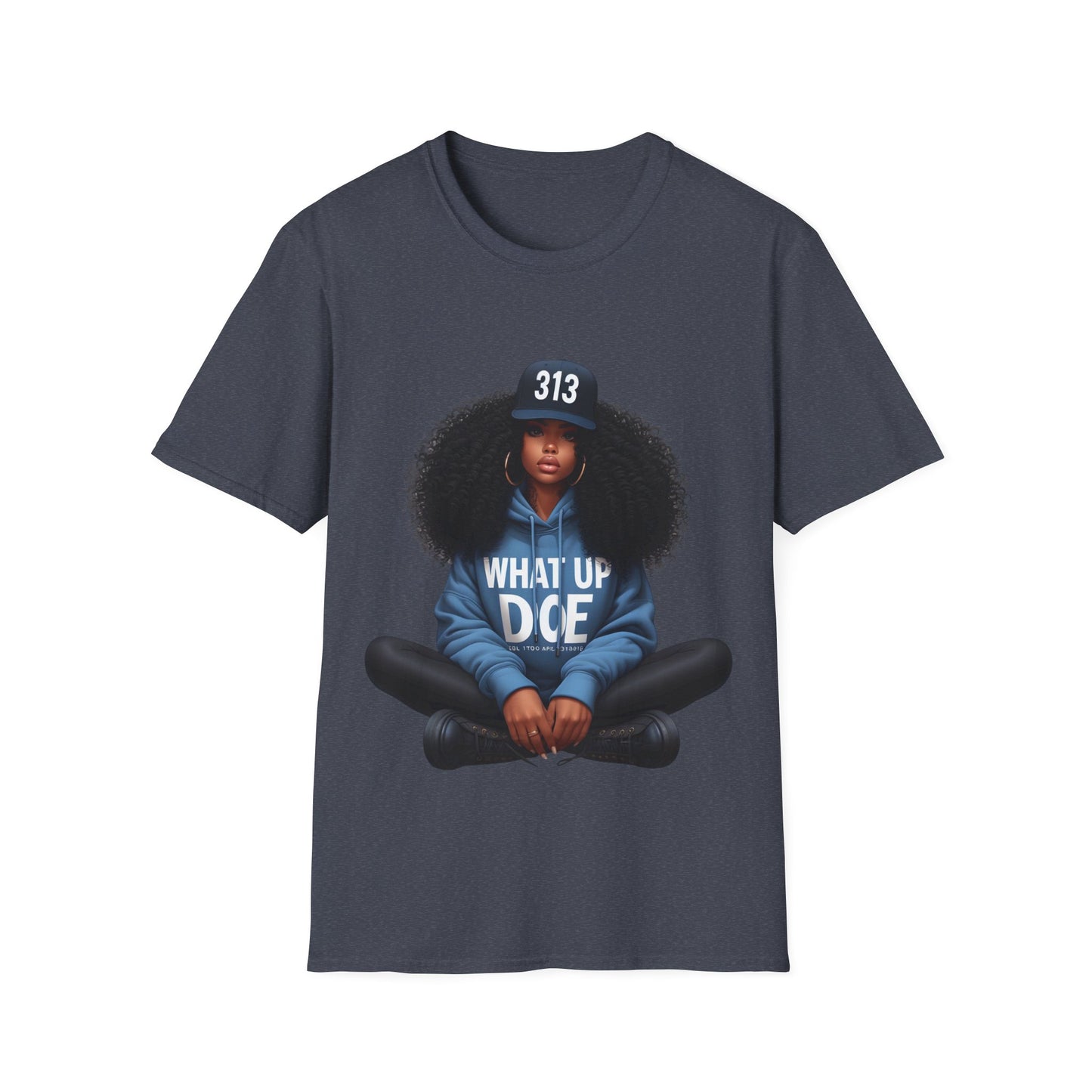 313 Detroit Girl Unisex Softstyle T-Shirt