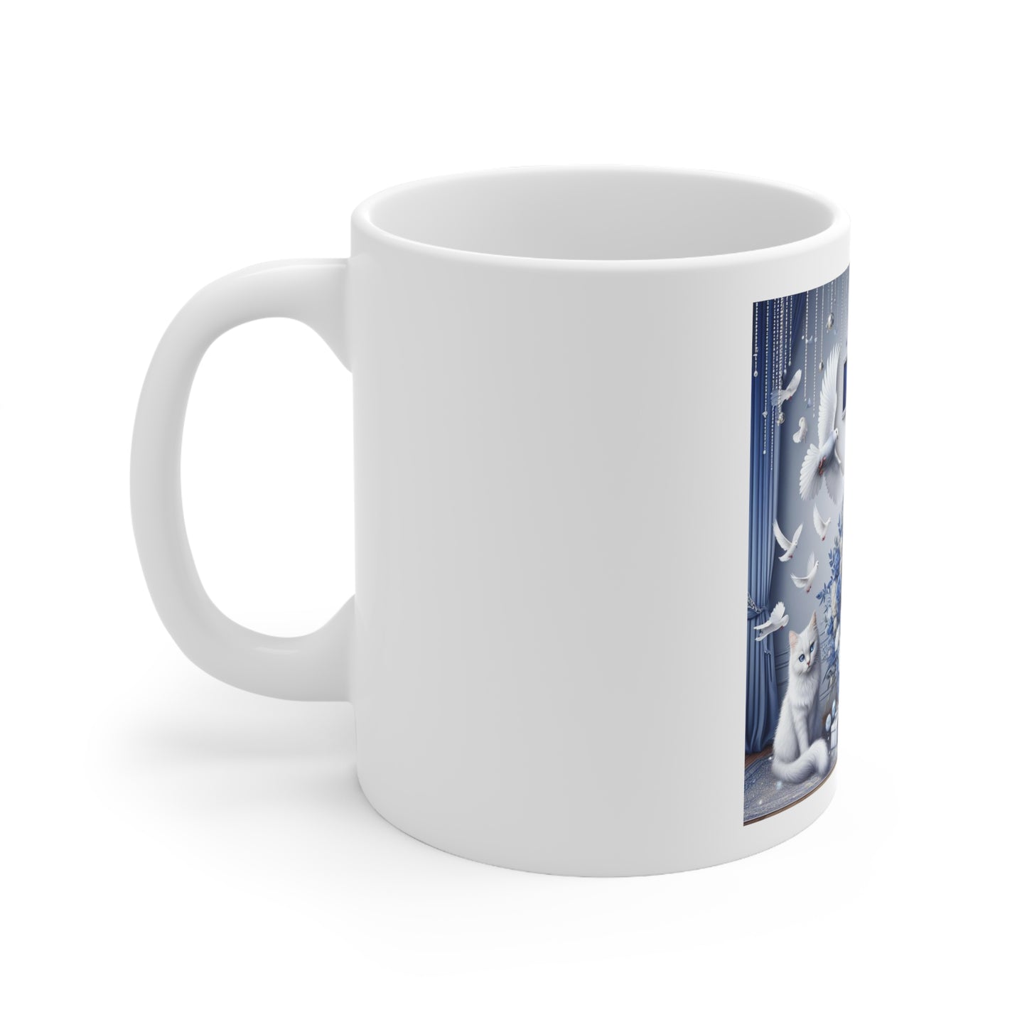 Blue Z Ceramic Mug 11oz