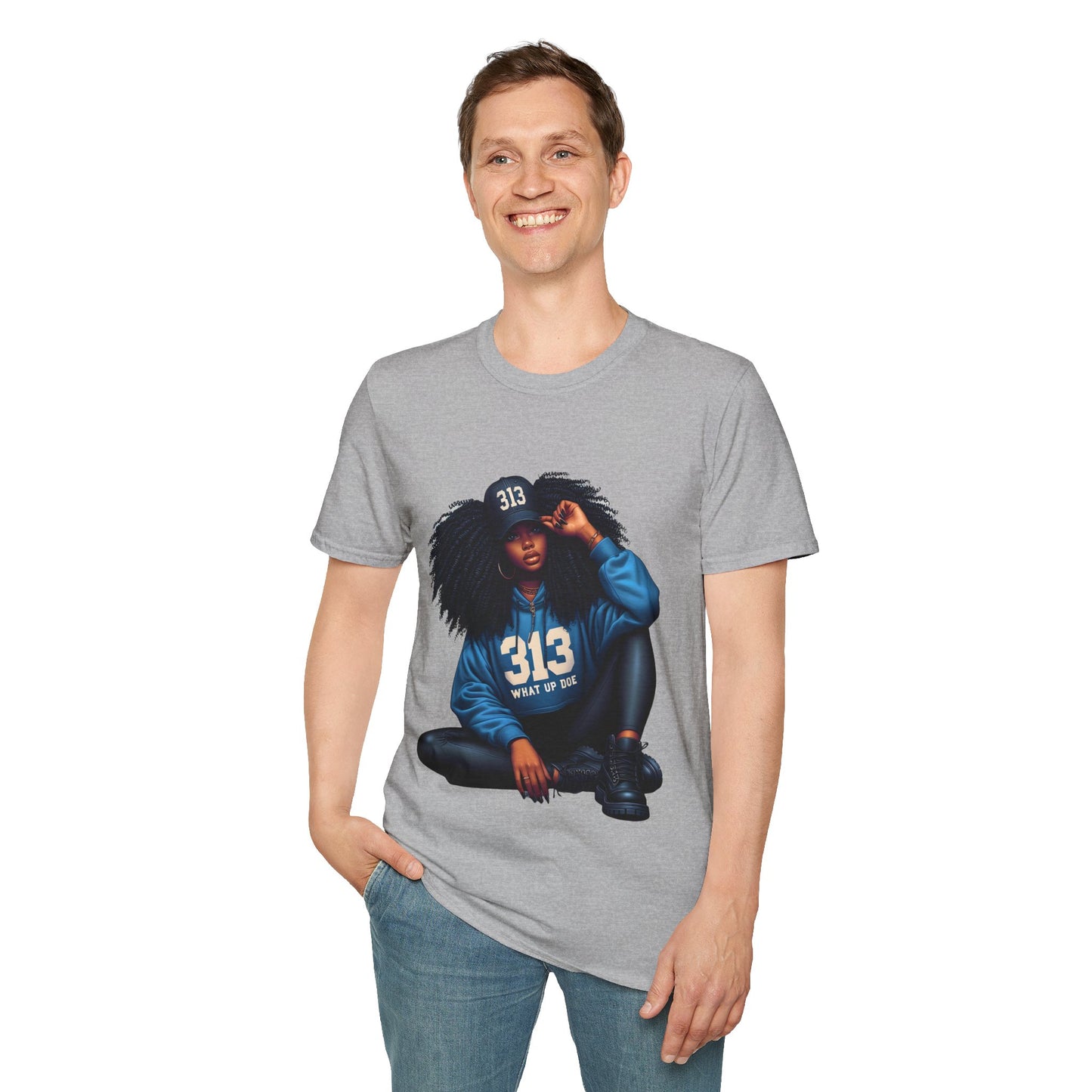 Detroit Girl Unisex Softstyle T-Shirt