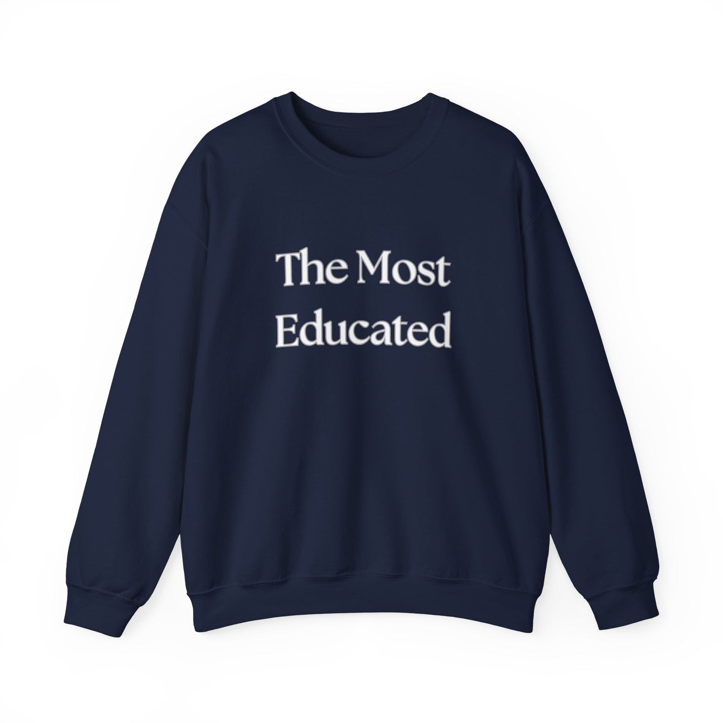 The Most Educated Unisex Heavy Blend™ Crewneck Sweatshirt