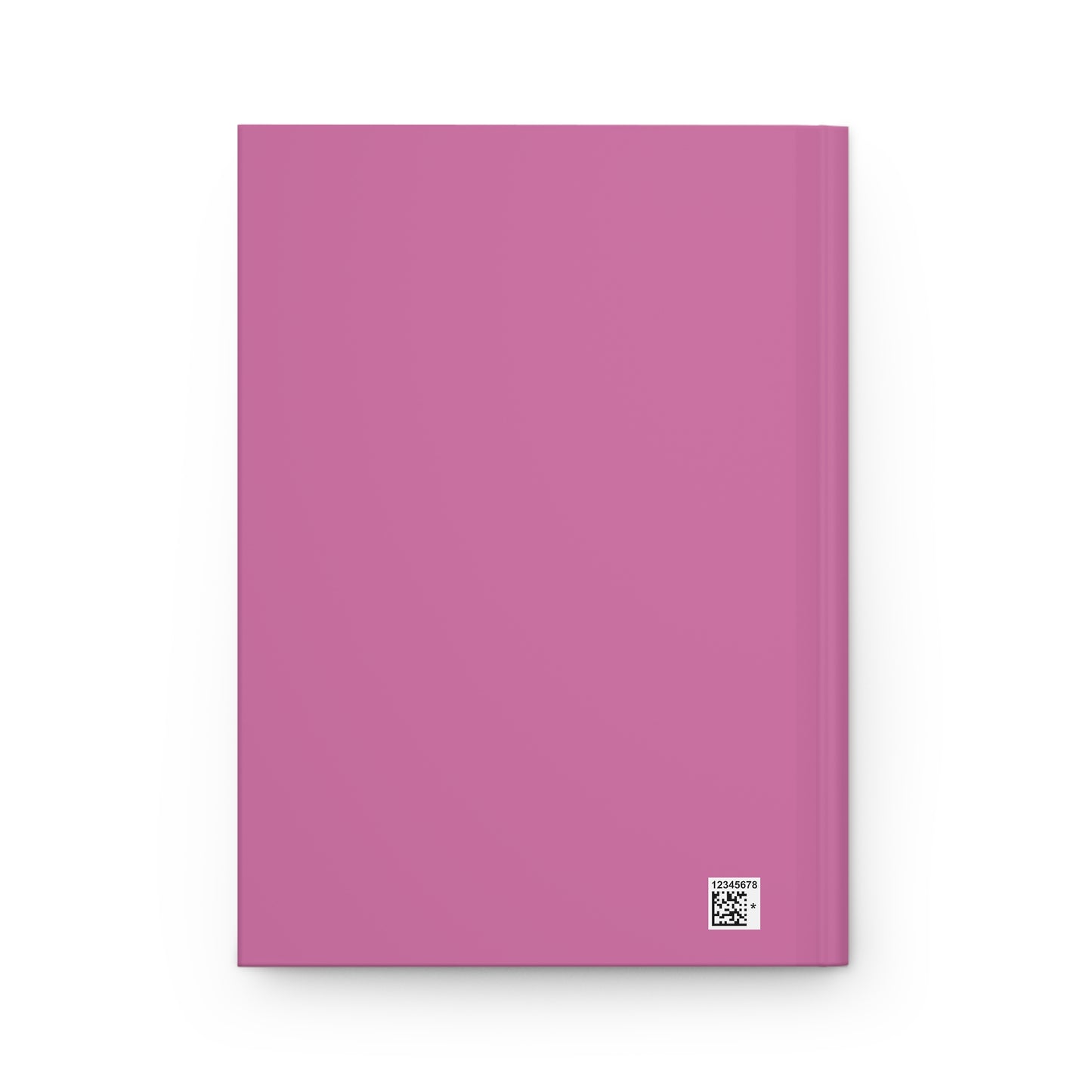 Matte Hardcover Journal - Black Woman with Pink Lipstick Design