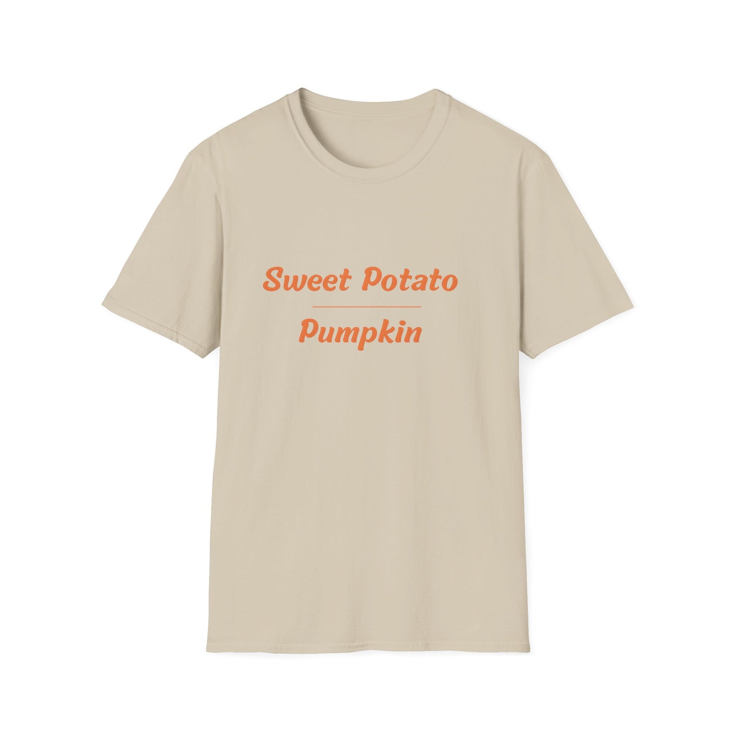 Sweet Potato over Pumpkin Unisex Softstyle T-Shirt