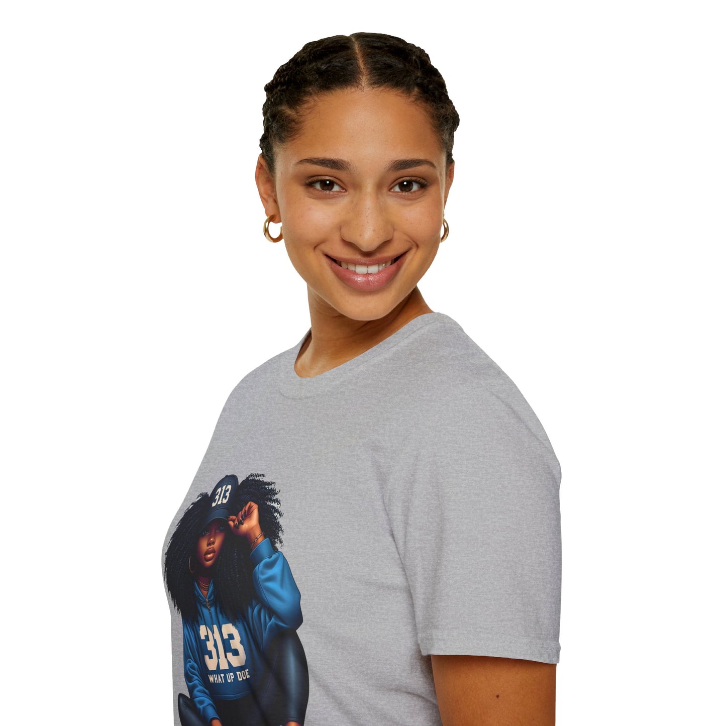 Detroit Girl Unisex Softstyle T-Shirt