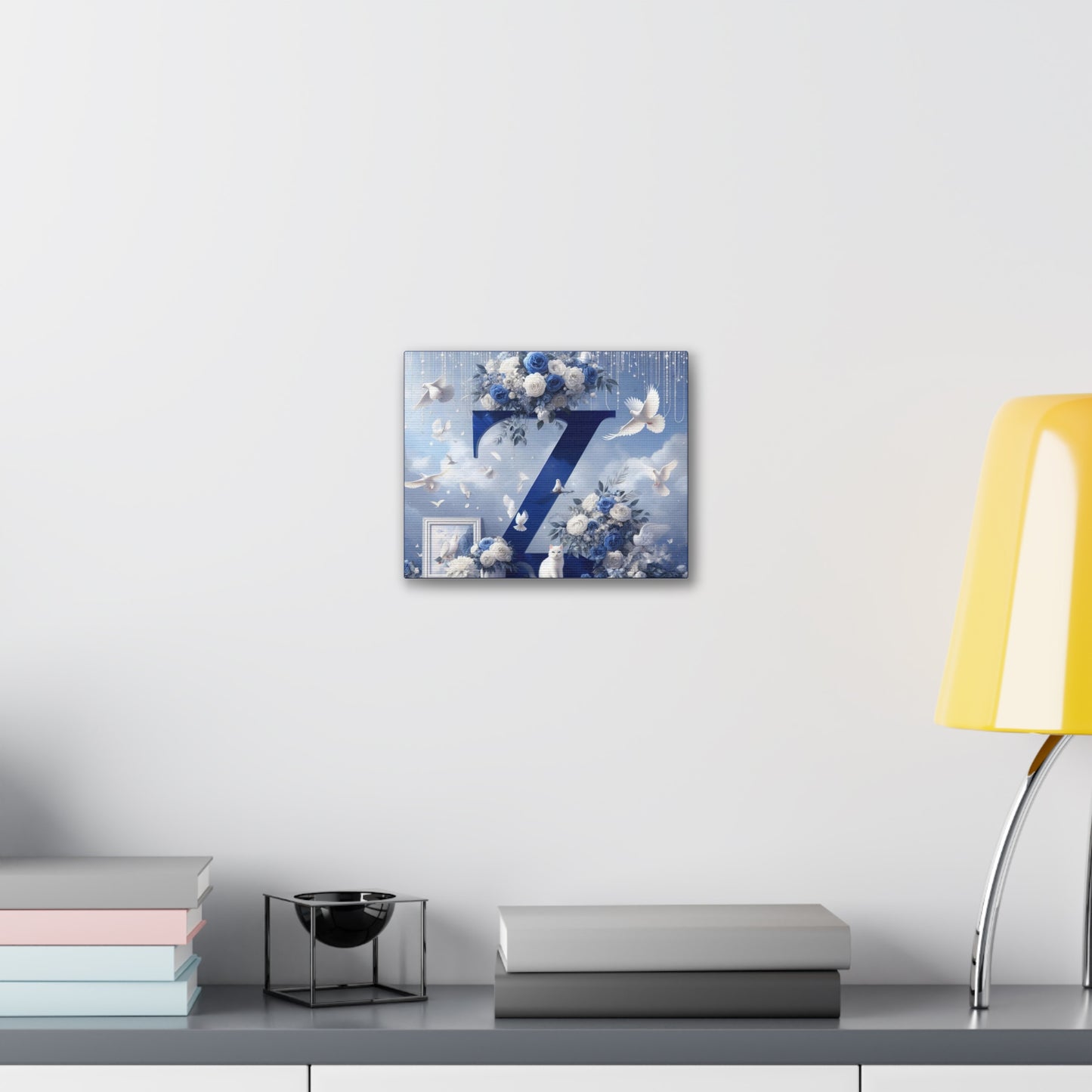 Blue Z Polyester Canvas