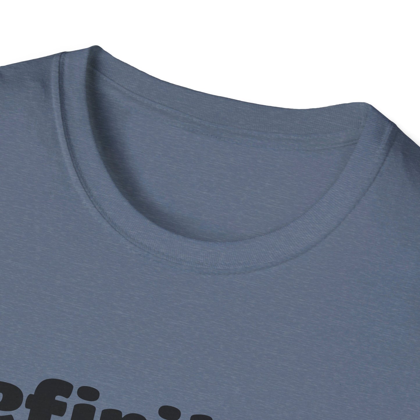 D.E.I Unisex Softstyle T-Shirt with Black Text