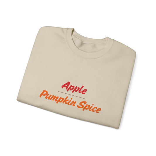 Apple over Pumpkin Spice Unisex Heavy Blend™ Crewneck Sweatshirt