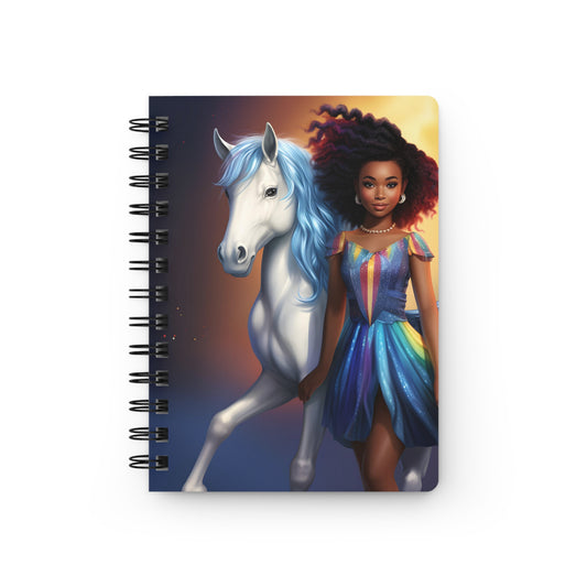 Rainbow Girl Spiral Bound Journal