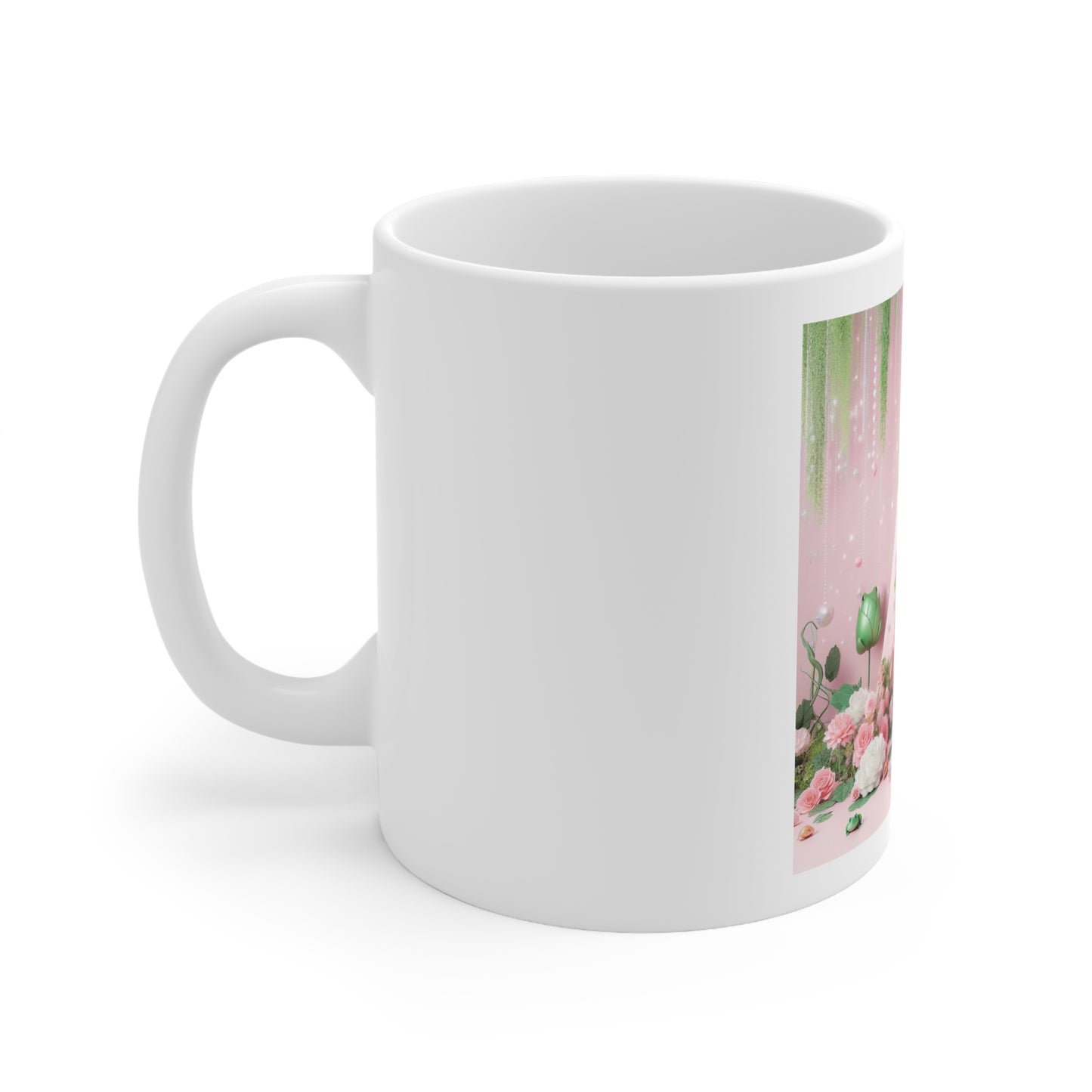 Pink A Ceramic Mug 11oz