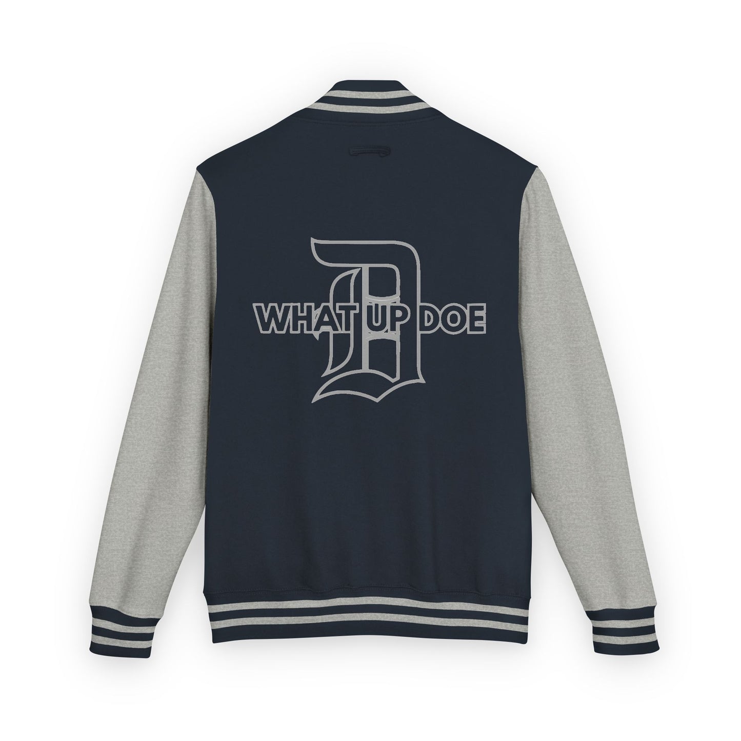 What Up Doe Unisex Heavyweight Letterman Jacket