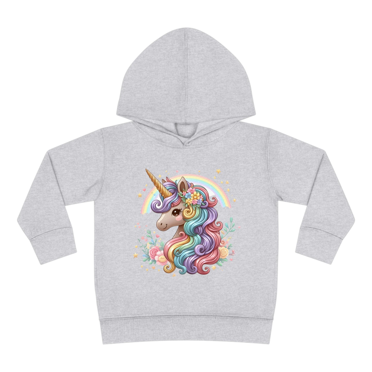 Unicorn Toddler Pullover Fleece Hoodie