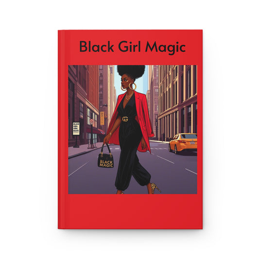 Black Girl Magic Hardcover Journal Matte