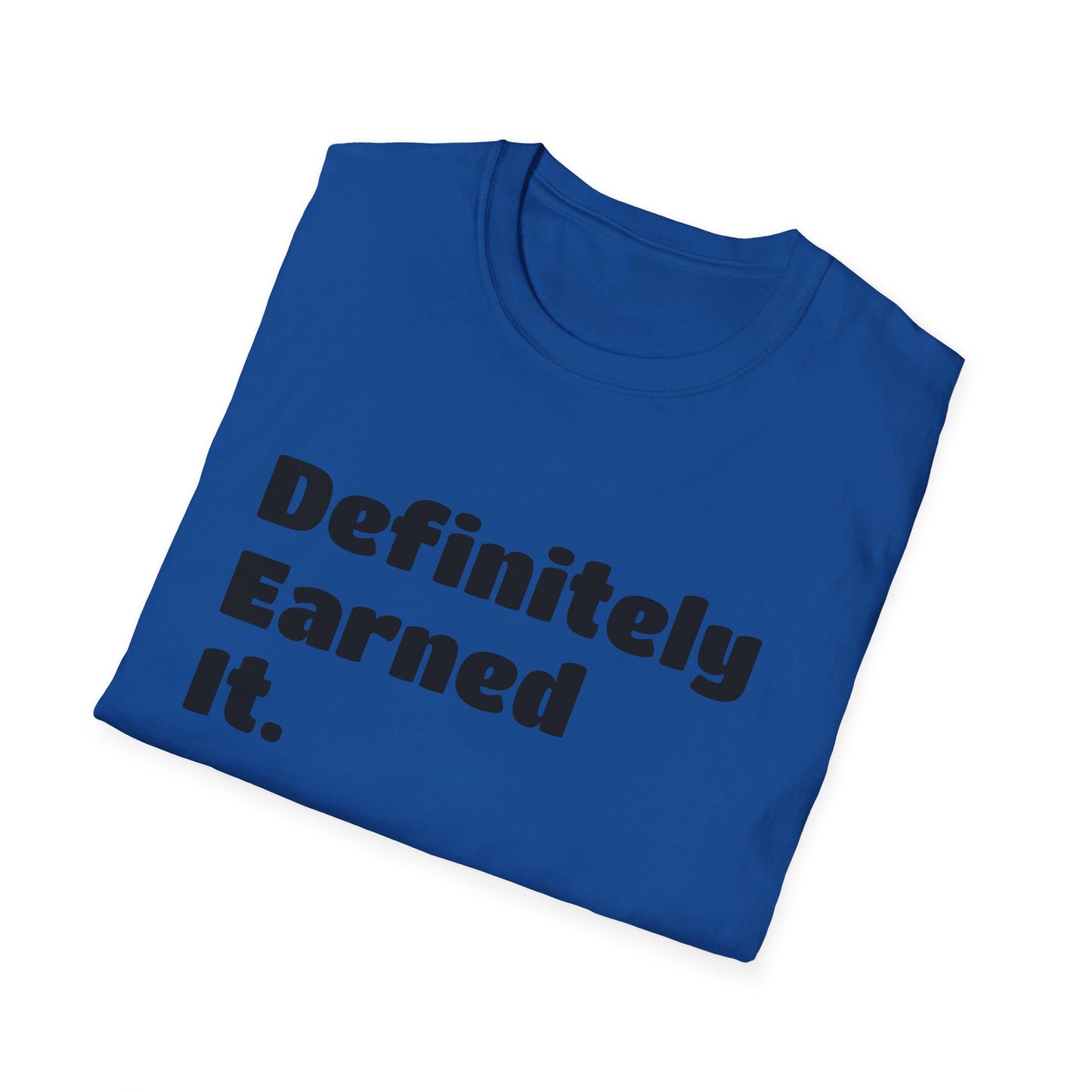 D.E.I Unisex Softstyle T-Shirt with Black Text