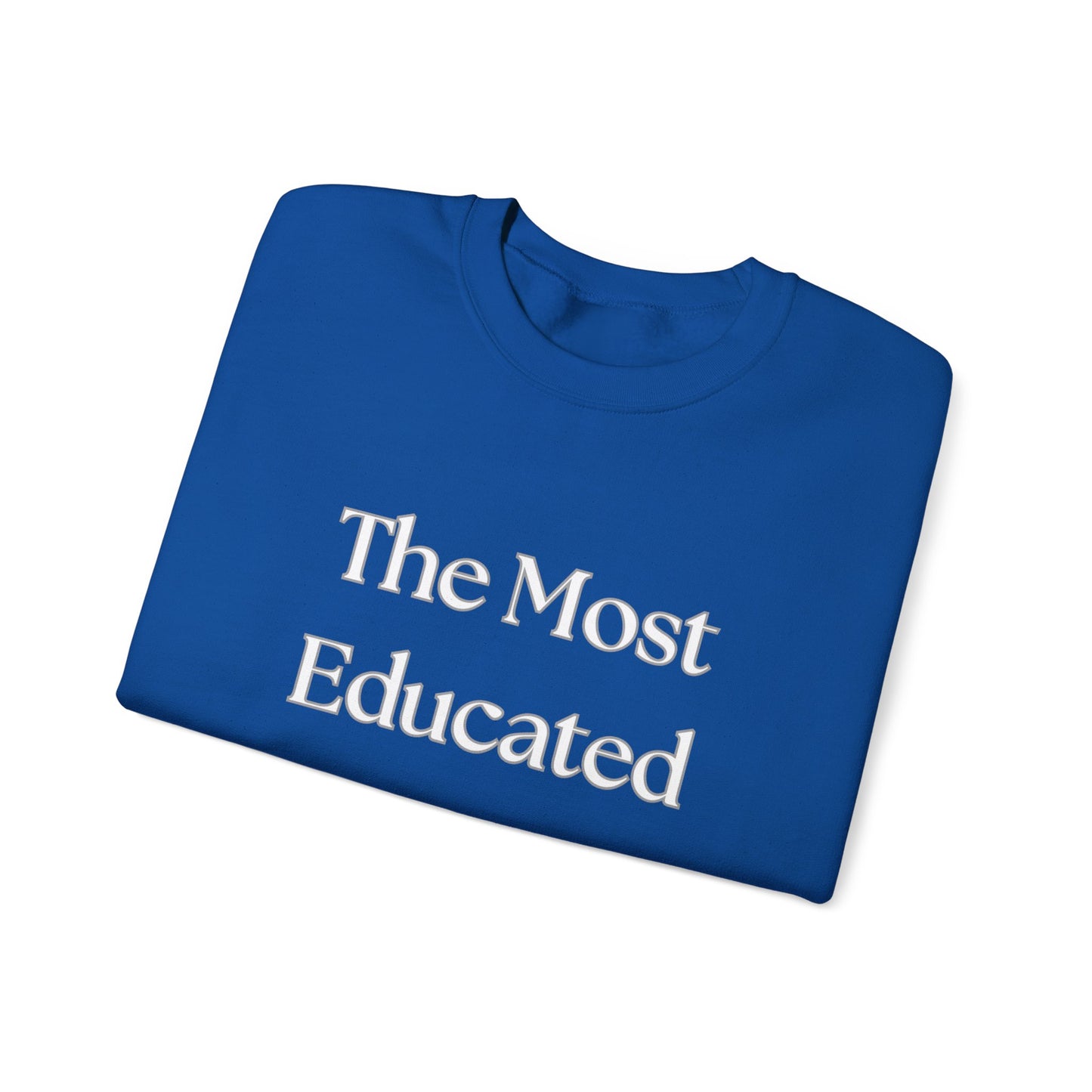 The Most Educated Unisex Heavy Blend™ Crewneck Sweatshirt