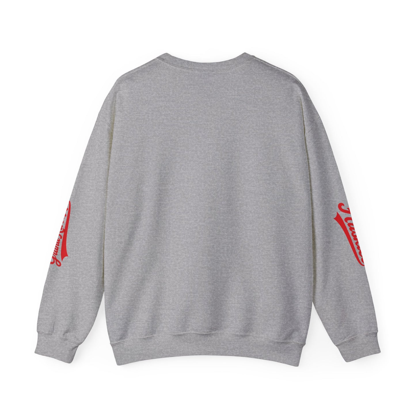 Husky Crest Crewneck Sweatshirt — "Redford" Retro Script