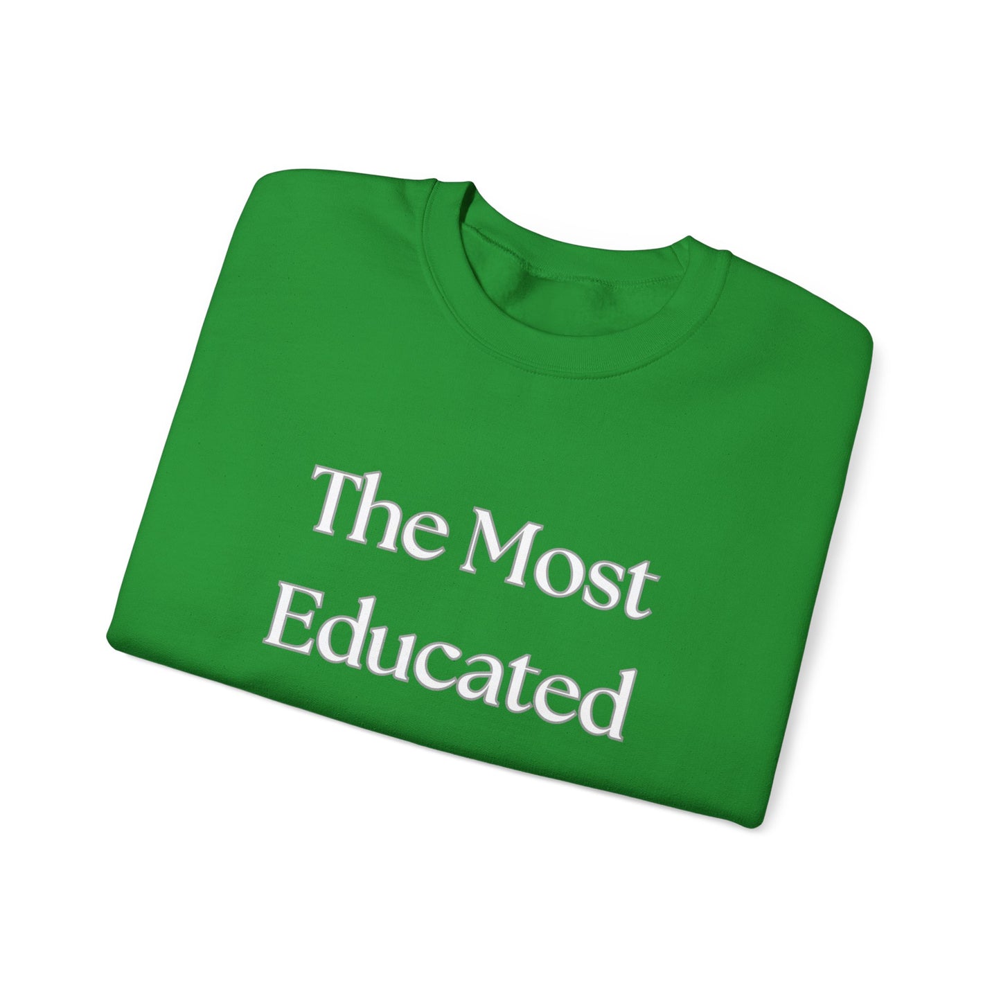 The Most Educated Unisex Heavy Blend™ Crewneck Sweatshirt