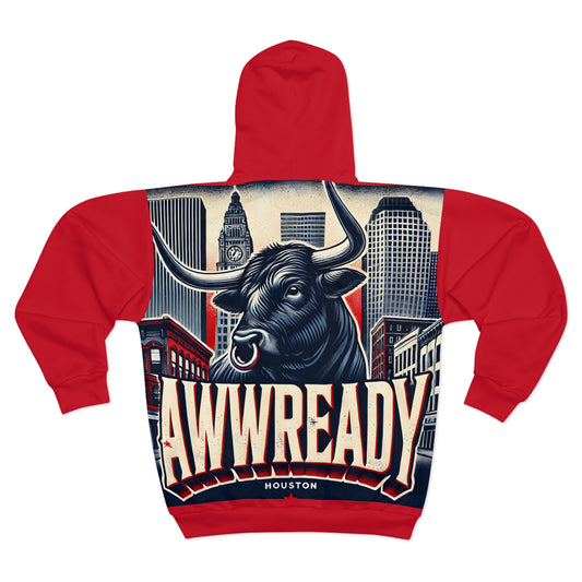 H-Town Unisex Zip Hoodie (AOP)