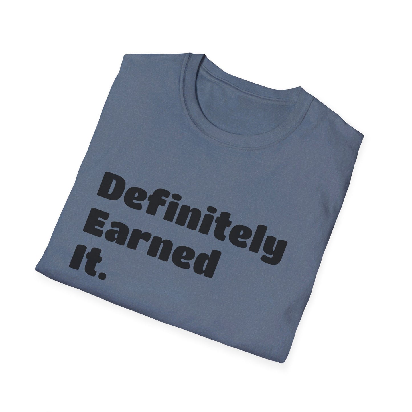 D.E.I Unisex Softstyle T-Shirt with Black Text