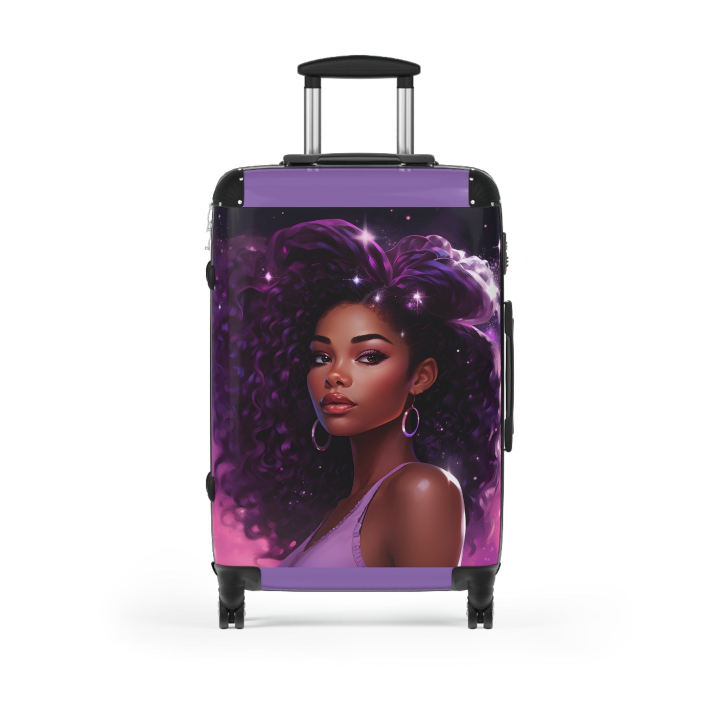 Lavendar Lady Medium Suitcase