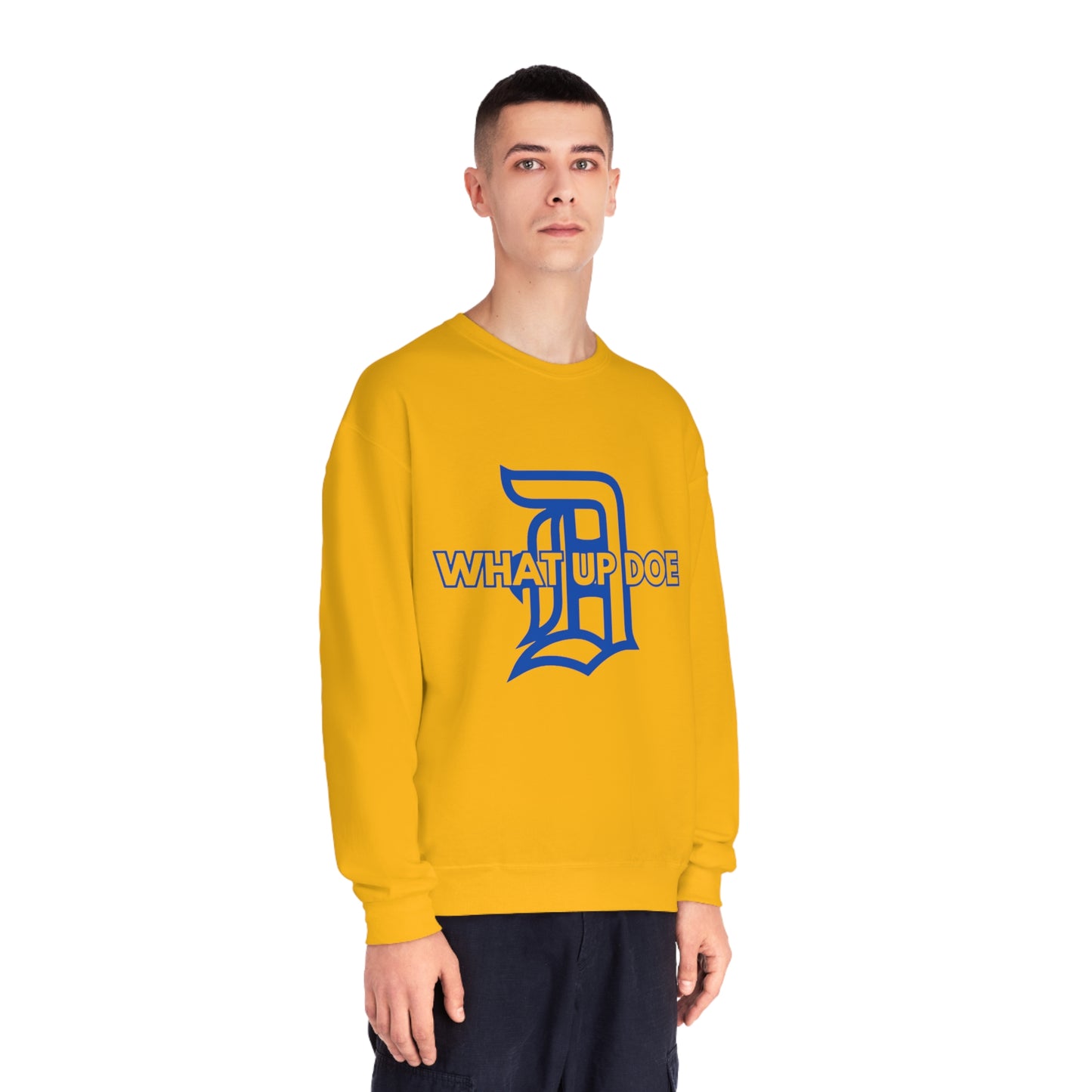 Royal Blue What Up Doe  Unisex NuBlend® Crewneck Sweatshirt