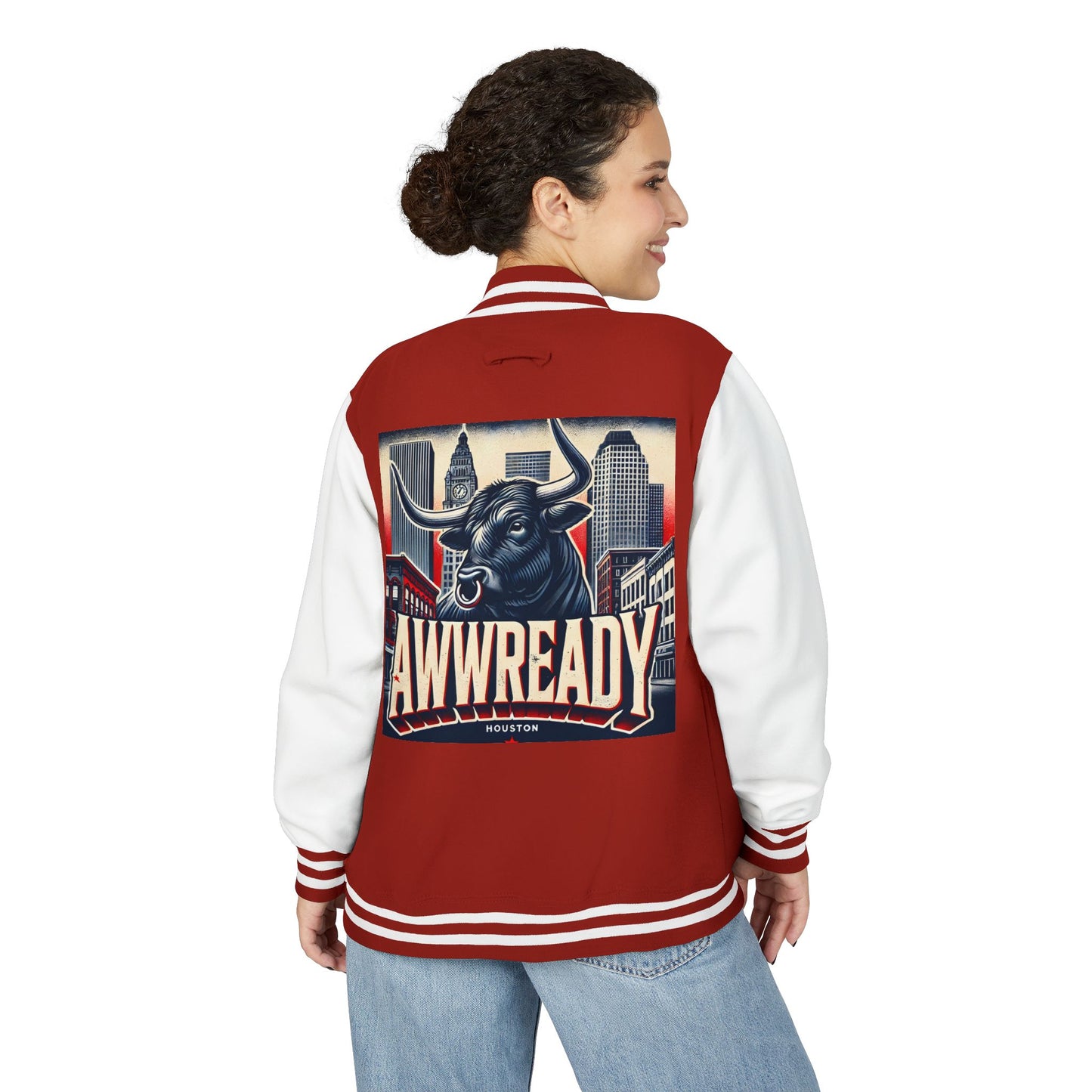 Houston Awwready Letterman Jacket