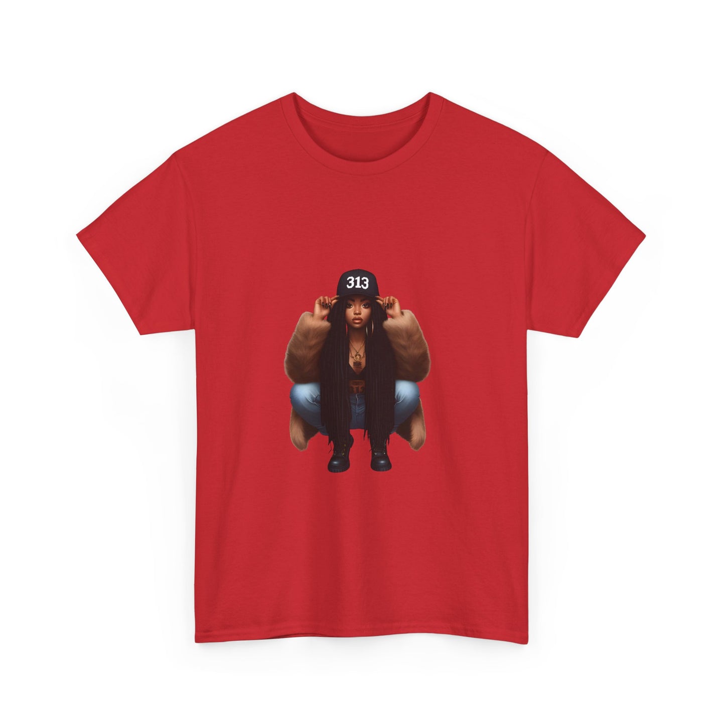 Detroit Girl Unisex Heavy Cotton Tee