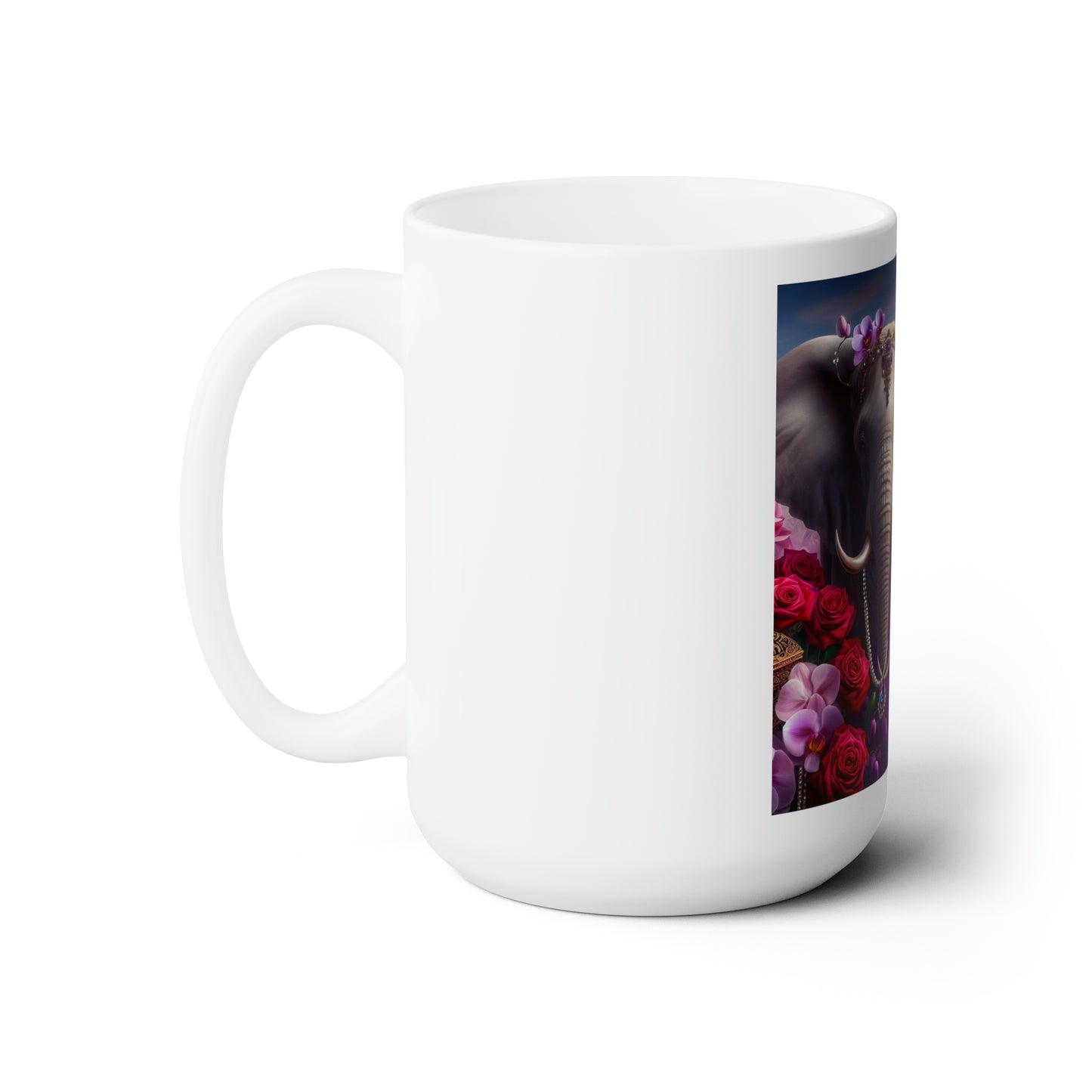 Large Elephant Ceramic Mug 15oz