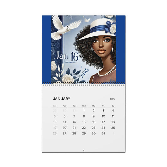 Finer Wall Calendar 2025