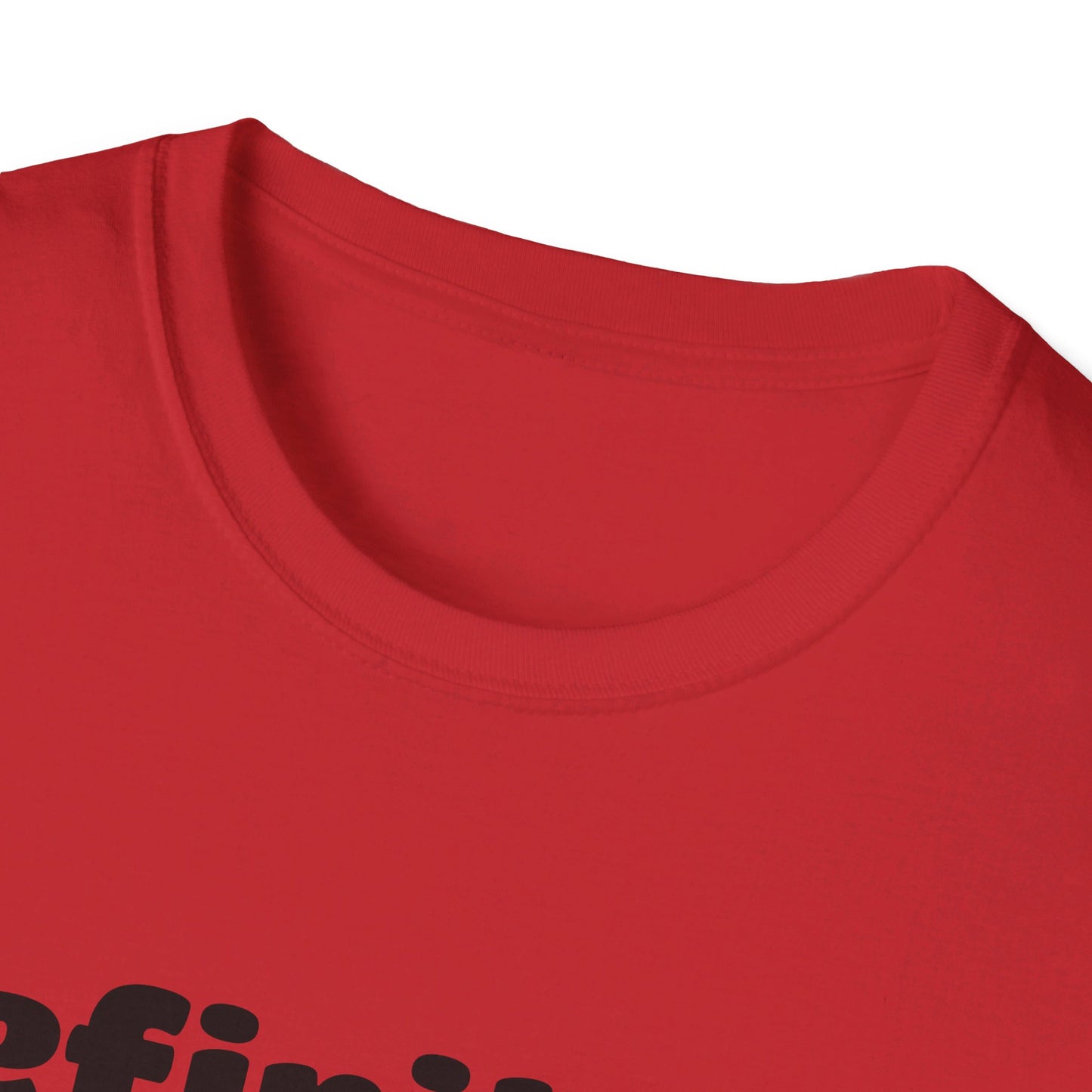 D.E.I Unisex Softstyle T-Shirt with Black Text
