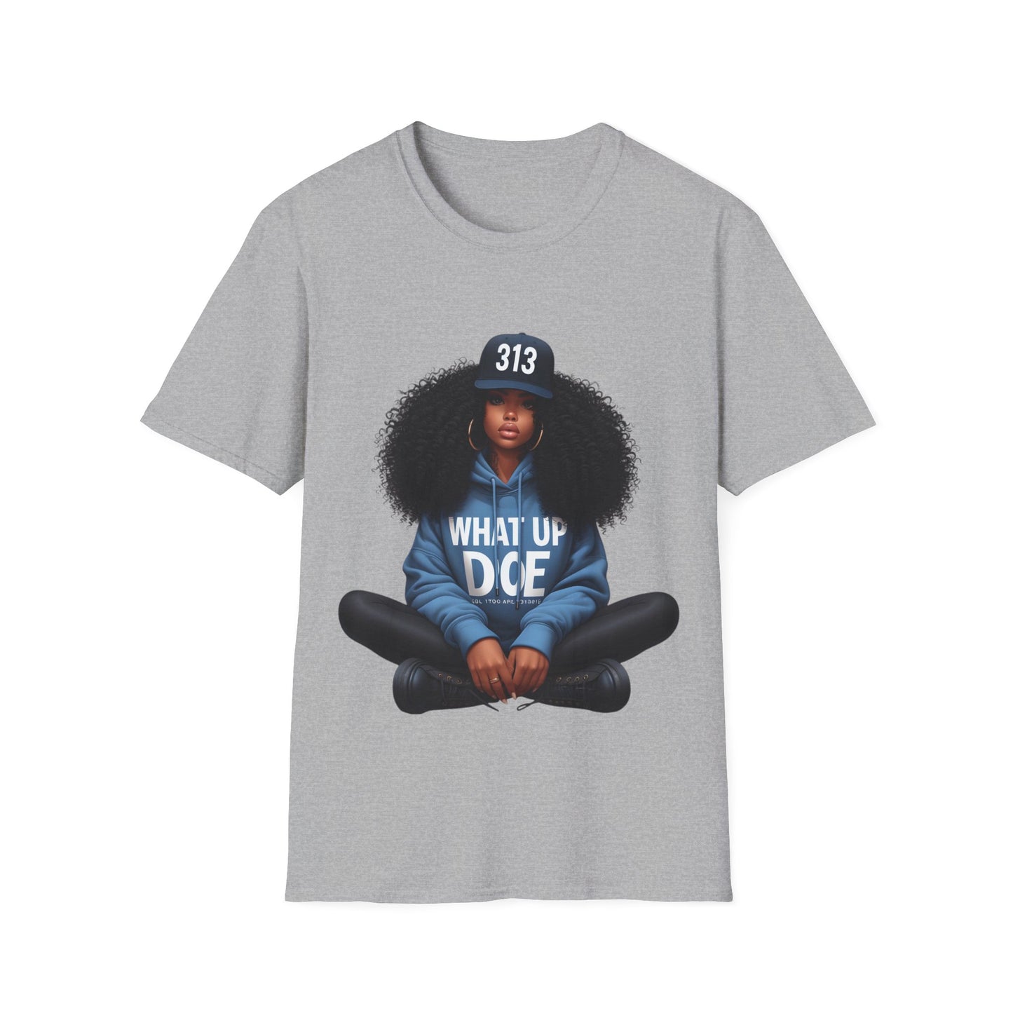 313 Detroit Girl Unisex Softstyle T-Shirt