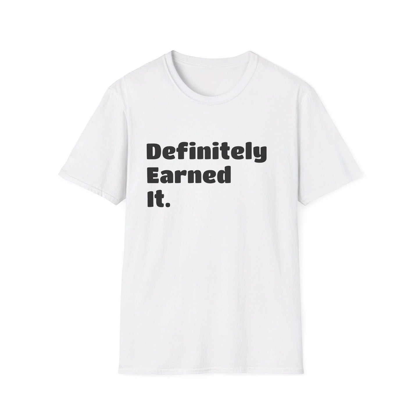 D.E.I Unisex Softstyle T-Shirt with Black Text