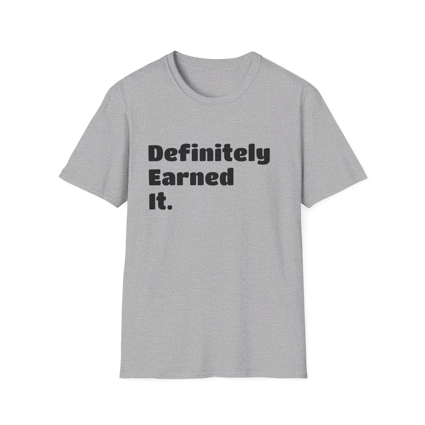 D.E.I Unisex Softstyle T-Shirt with Black Text