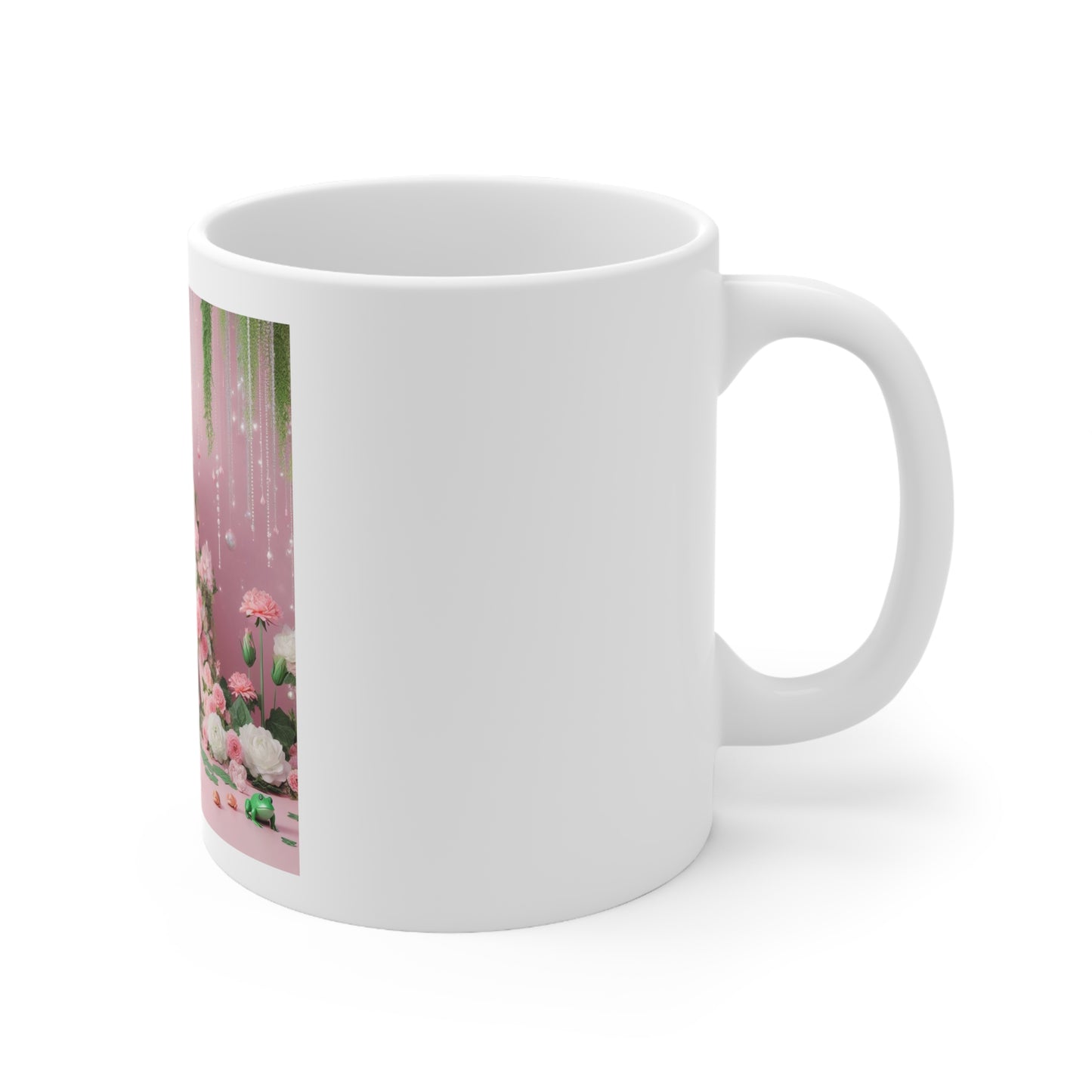 Pink A Ceramic Mug 11oz