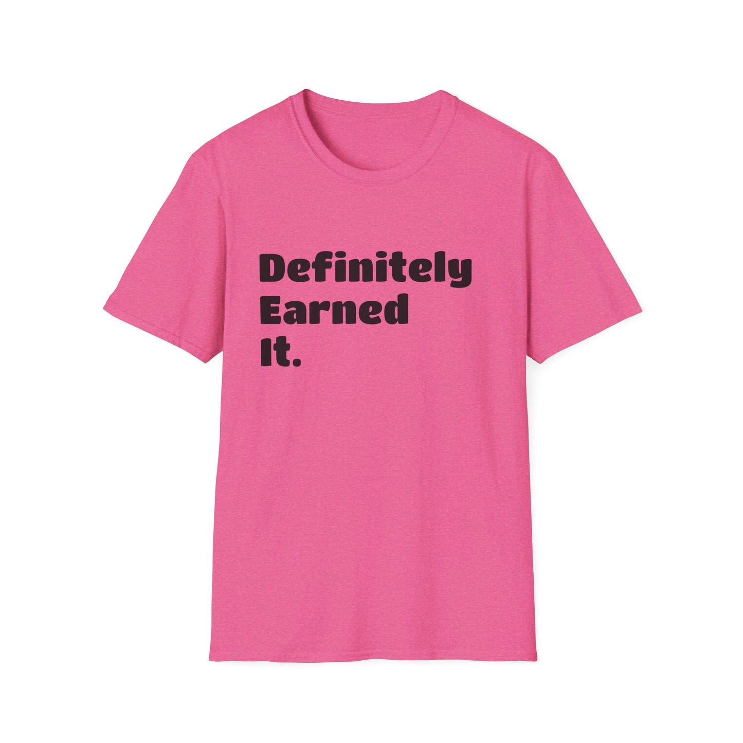 D.E.I Unisex Softstyle T-Shirt with Black Text